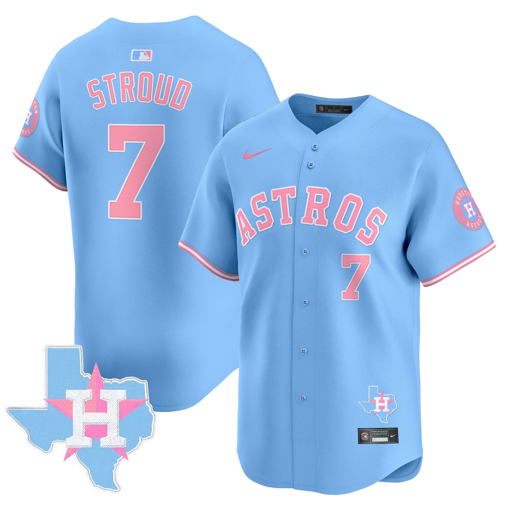 HA Bubblegum Pink Vapor Premier Limited Jersey - Stitched