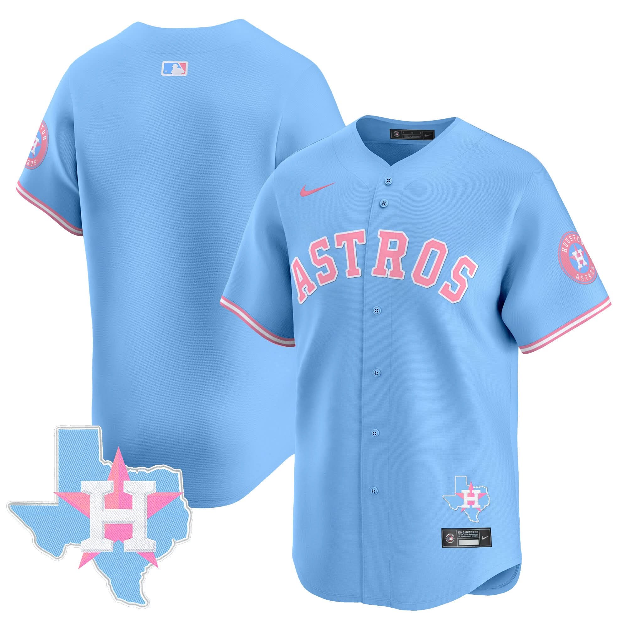 HA Bubblegum Pink Vapor Premier Limited Jersey - Stitched