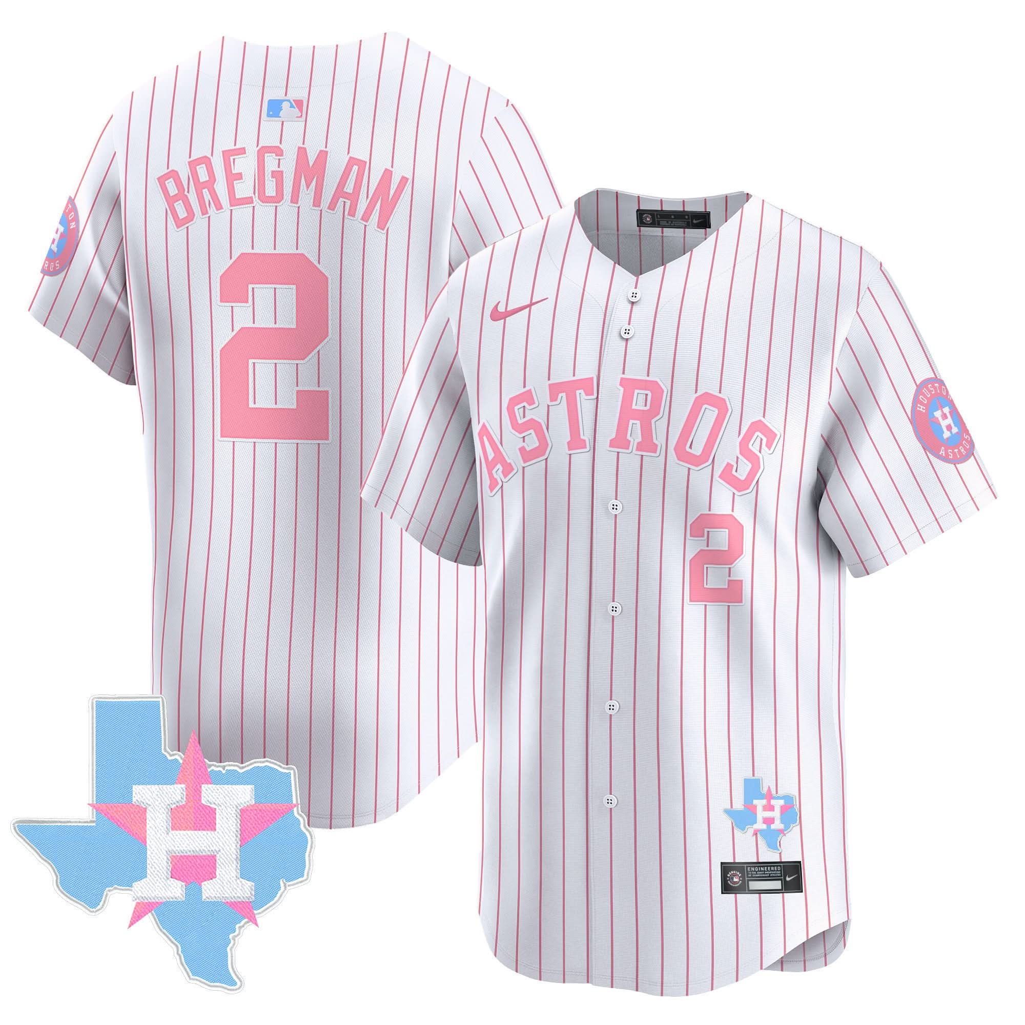 HA Bubblegum Pink Vapor Premier Limited Jersey - Stitched