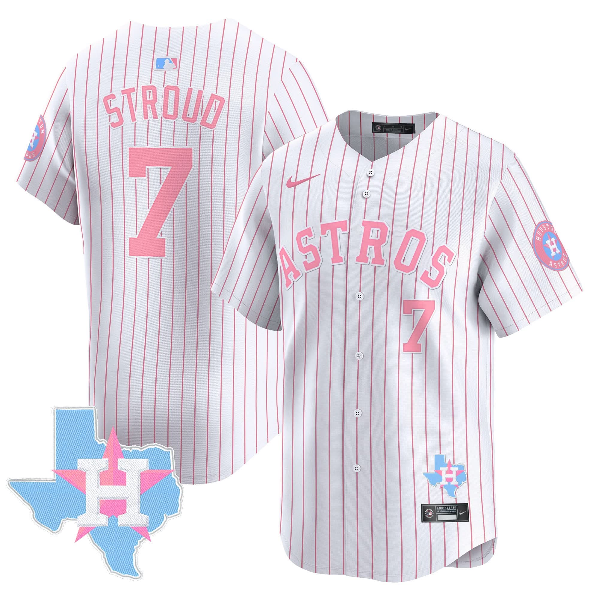 HA Bubblegum Pink Vapor Premier Limited Jersey - Stitched