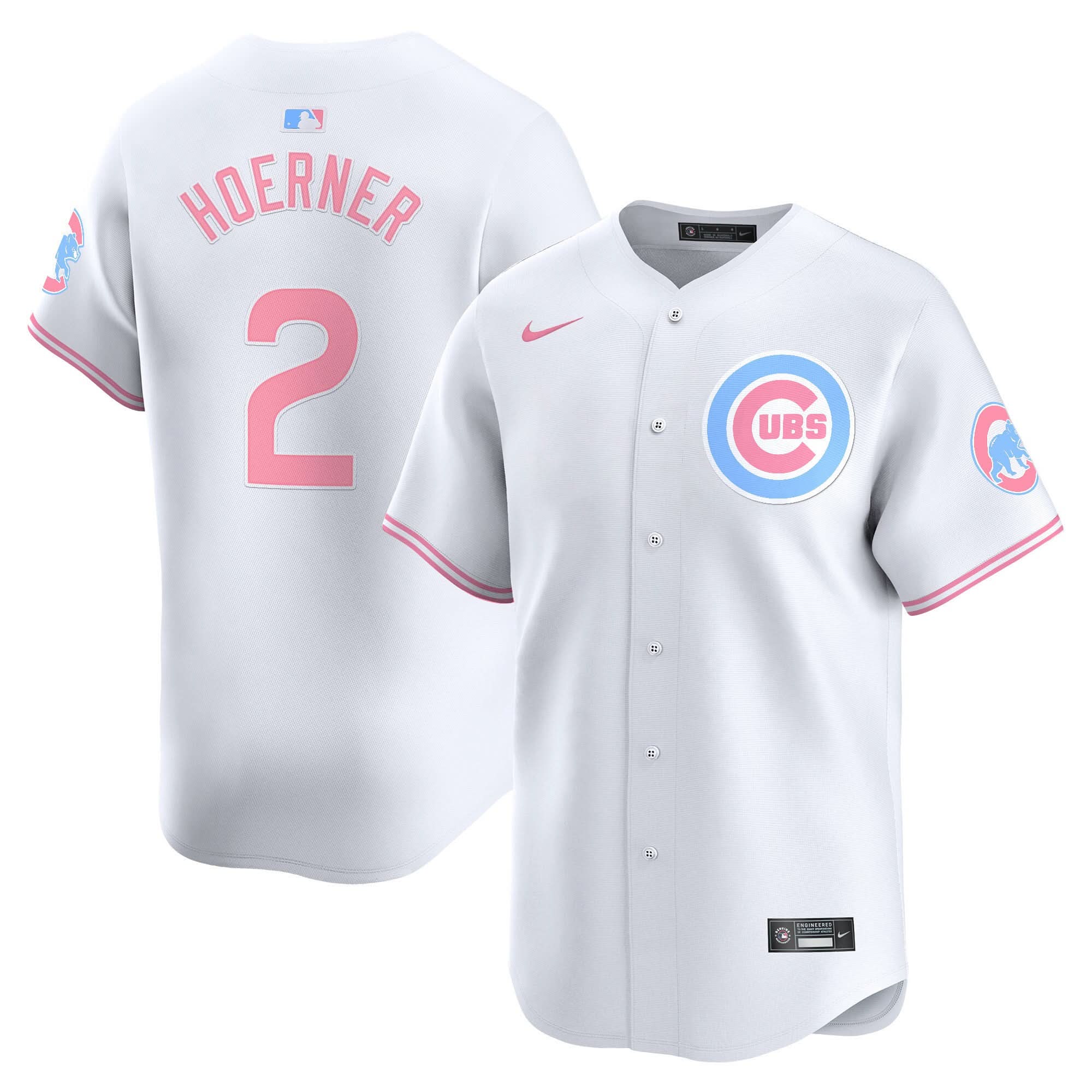 CC Bubblegum Pink Vapor Premier Limited Jersey - Stitched