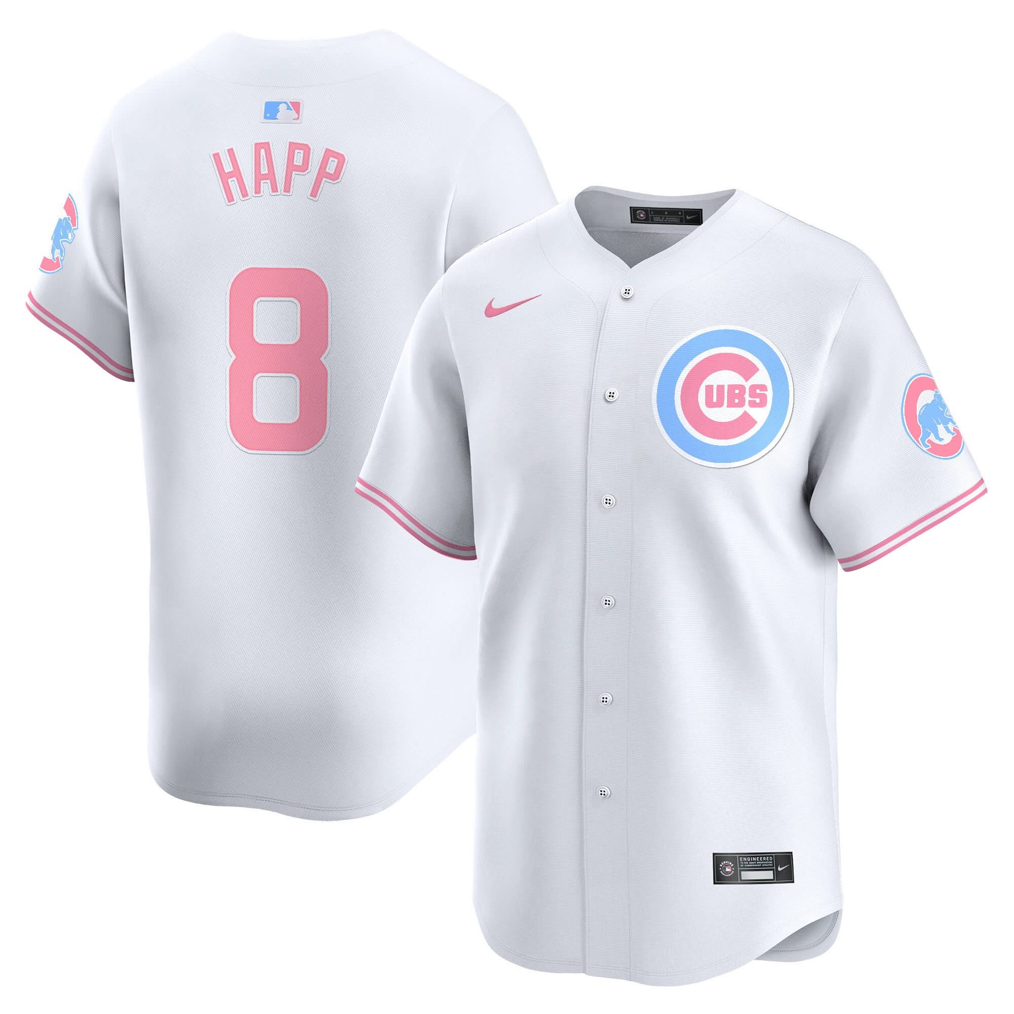CC Bubblegum Pink Vapor Premier Limited Jersey - Stitched
