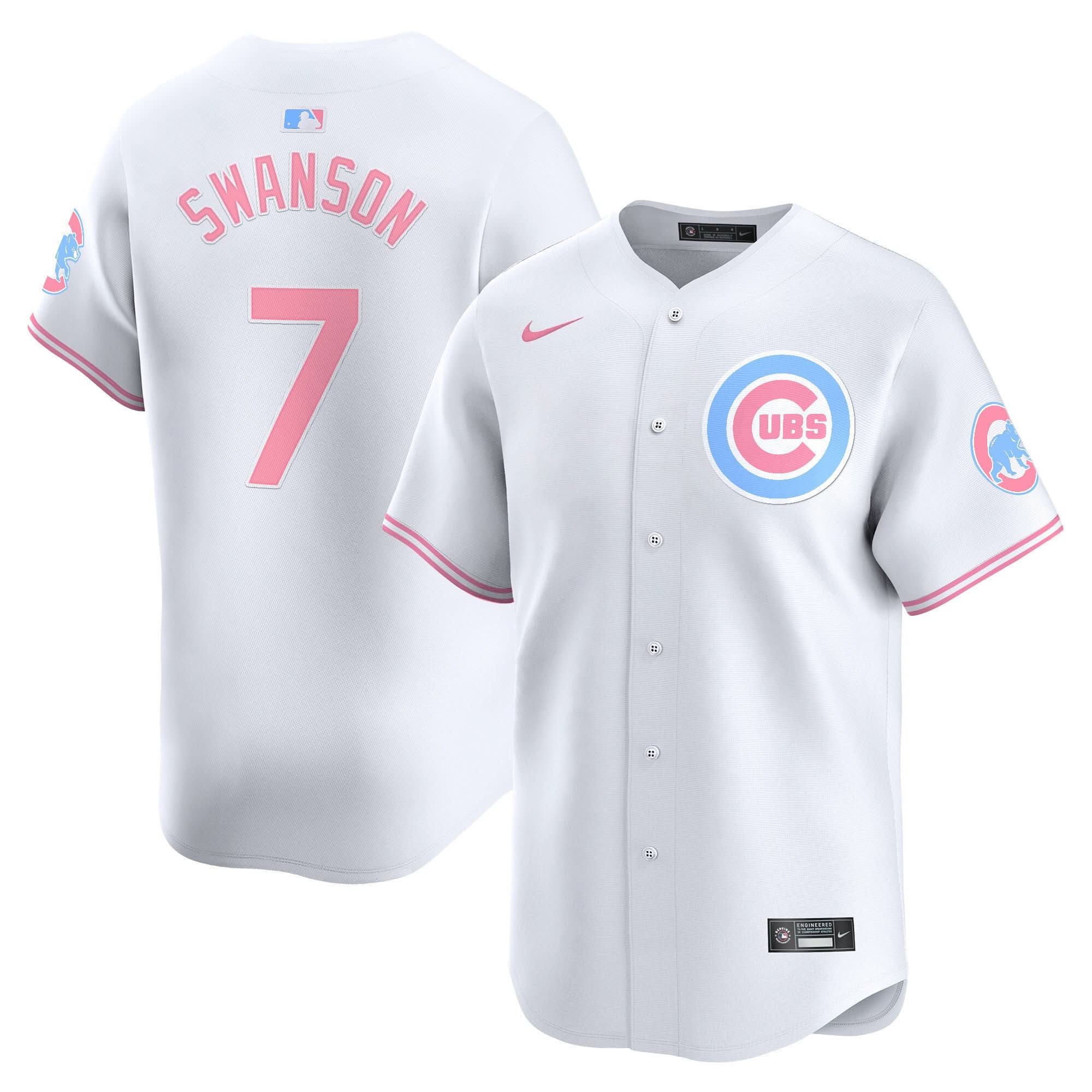CC Bubblegum Pink Vapor Premier Limited Jersey - Stitched
