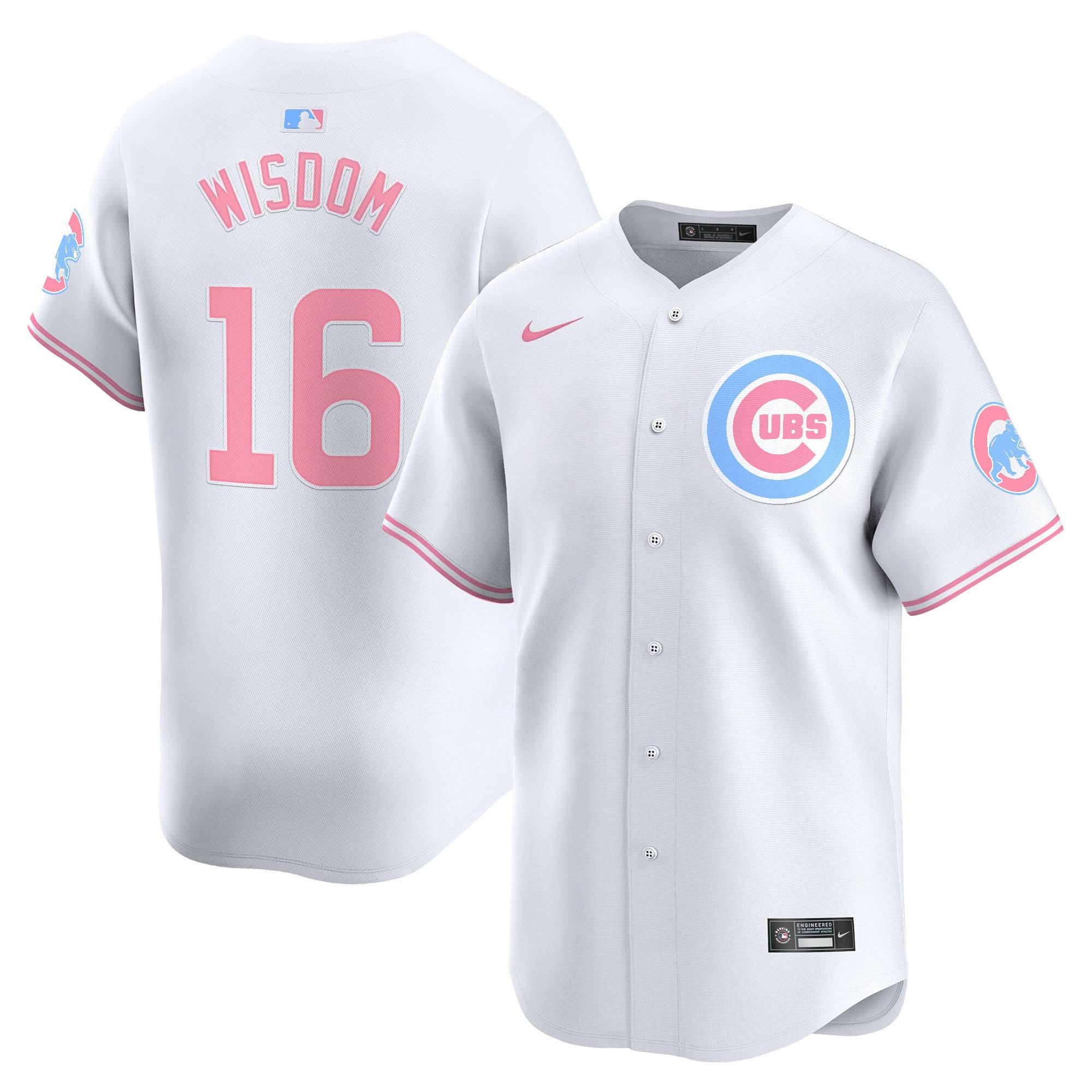 CC Bubblegum Pink Vapor Premier Limited Jersey - Stitched