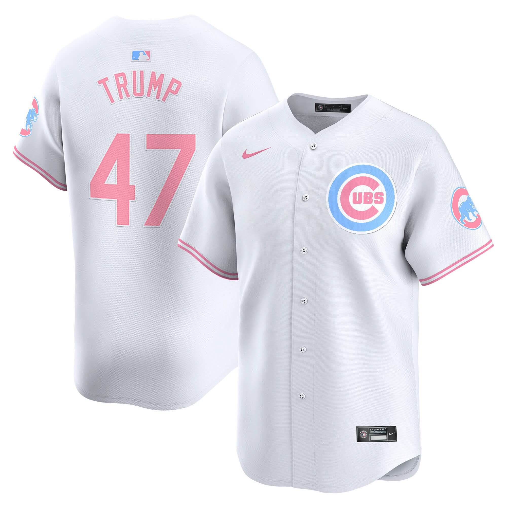 CC Bubblegum Pink Vapor Premier Limited Jersey - Stitched