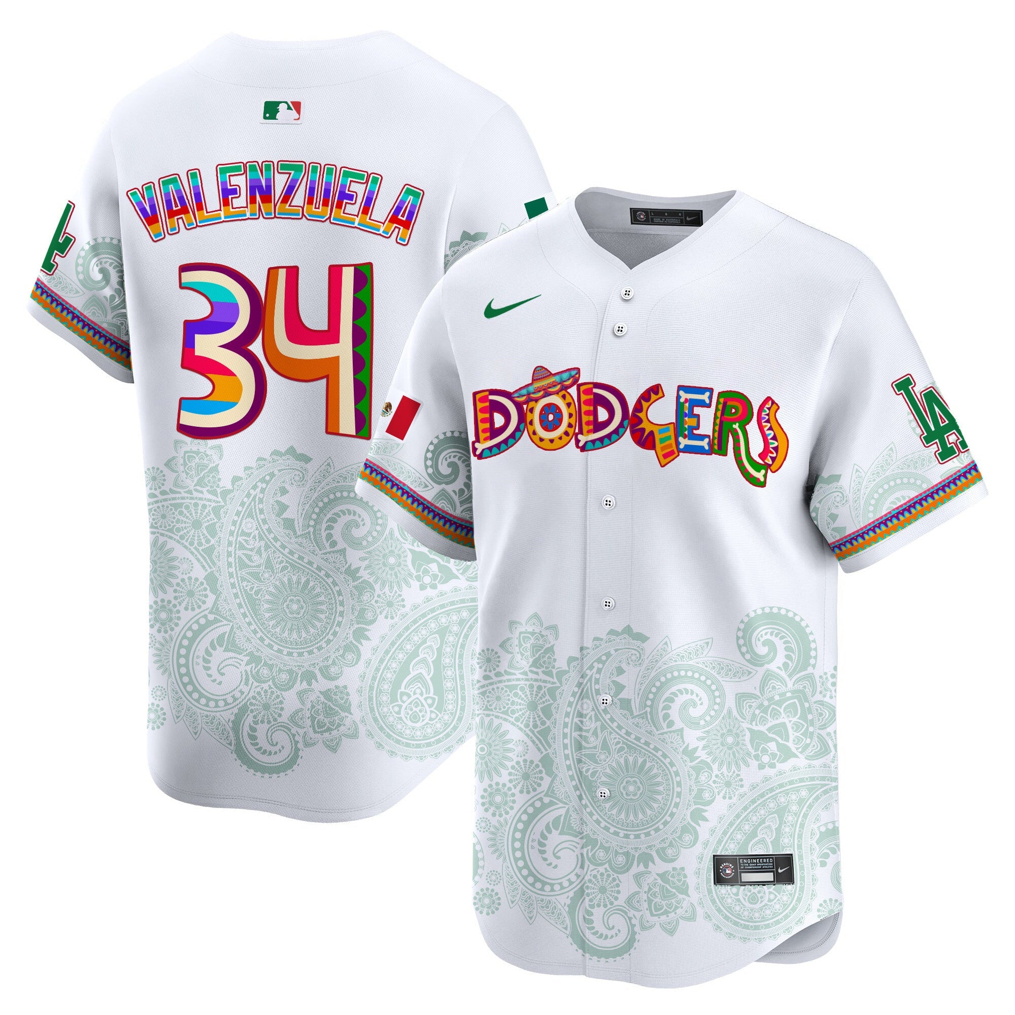 LAD Paisley Mexico Vapor Premier Limited Jersey - Printed