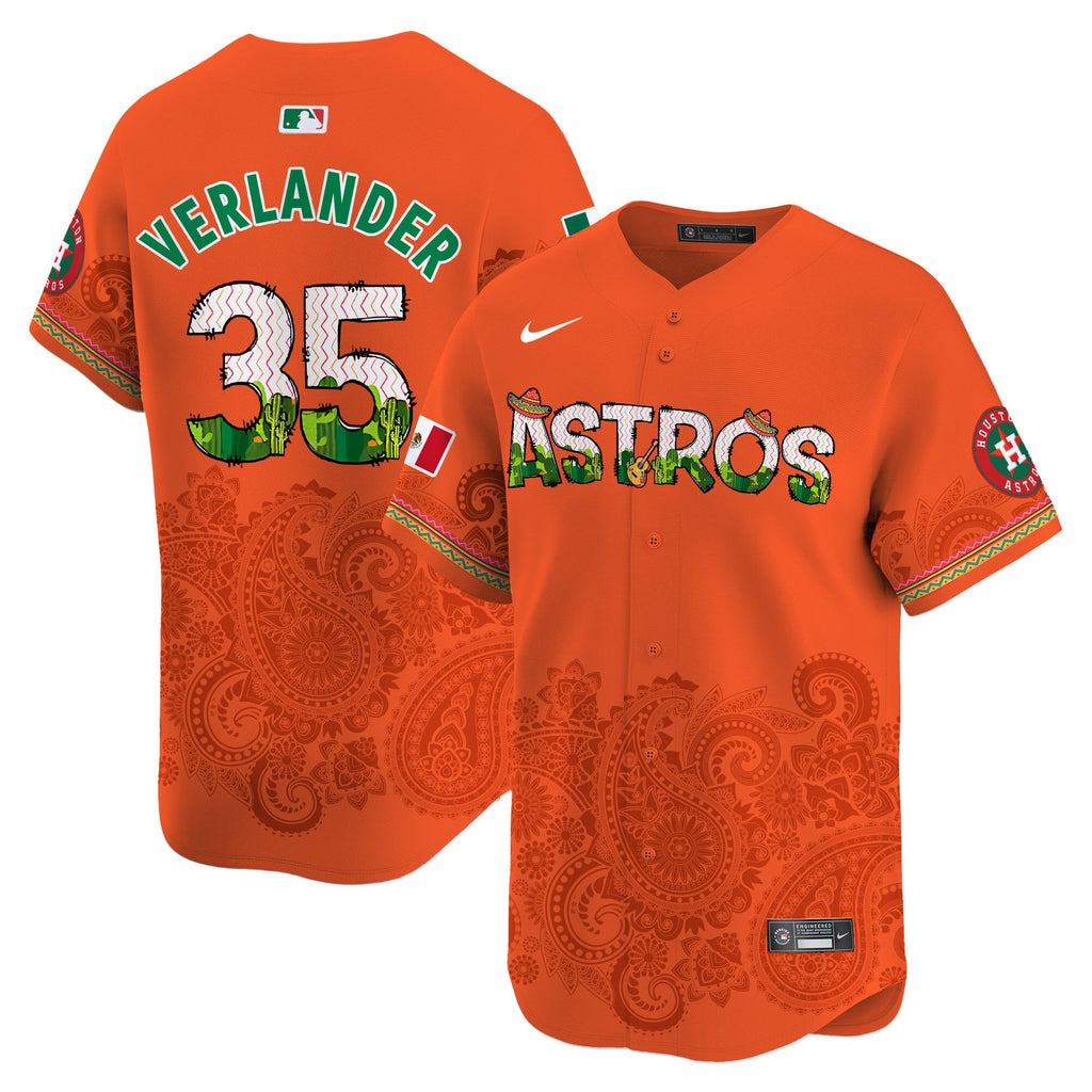 HOU Paisley Mexico Vapor Premier Limited Jersey V4 - Printed