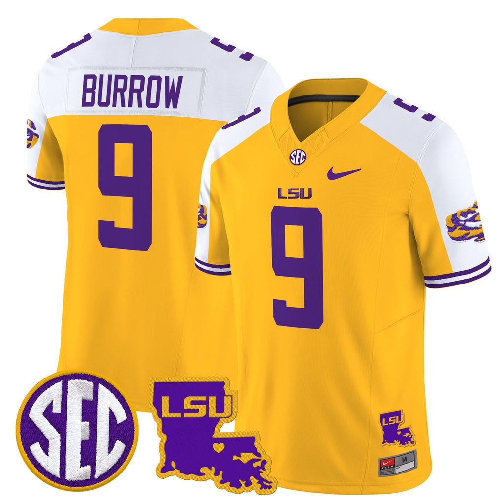 LSU 2025 Louisiana Patch Vapor Limited Jersey