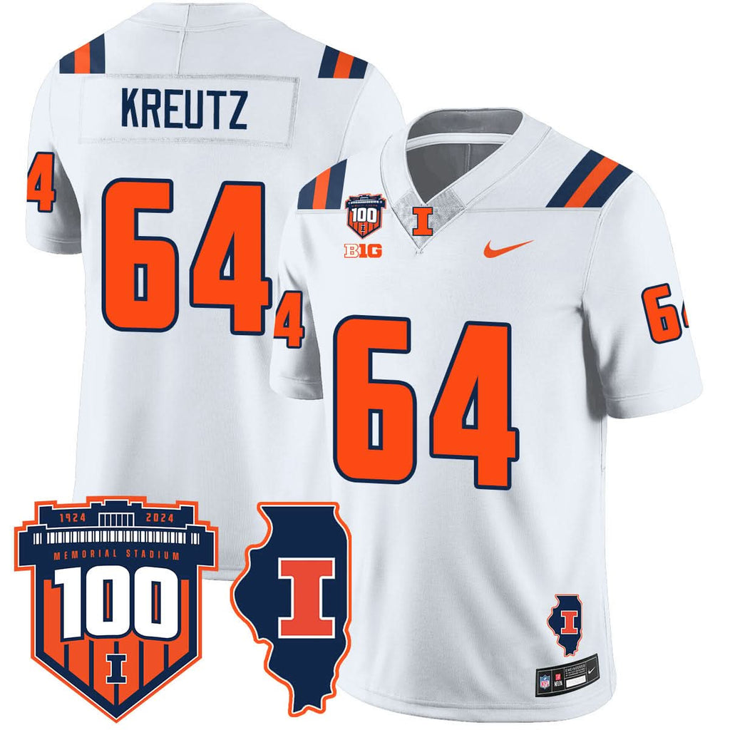 Illinois Football Vapor Jersey