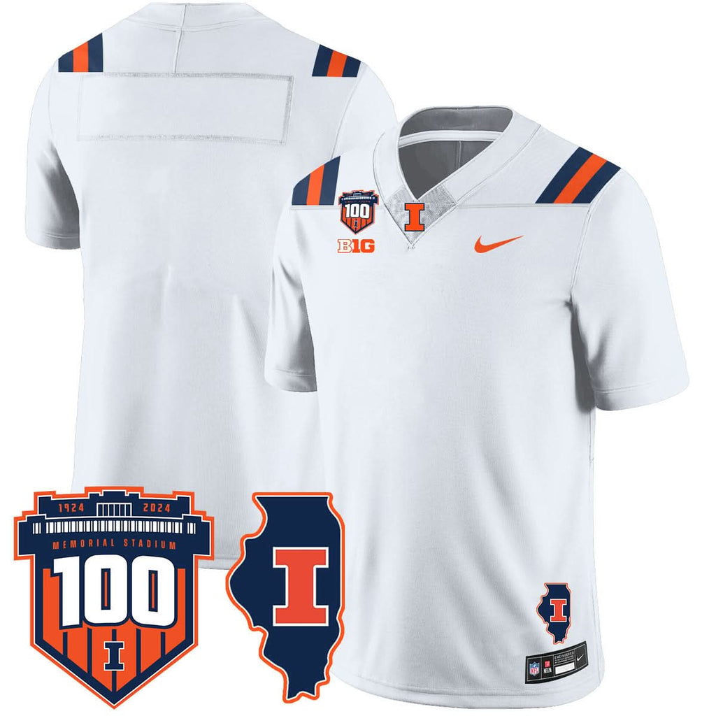 Illinois Football Vapor Jersey