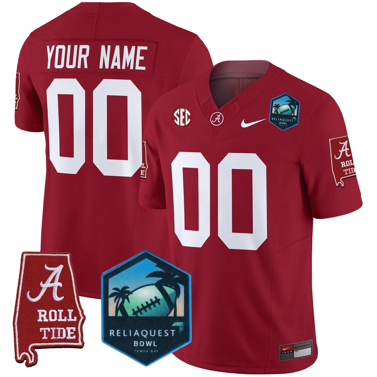 ACT 2025 ReliaQuest Bowl Patch Vapor Limited Custom Jersey