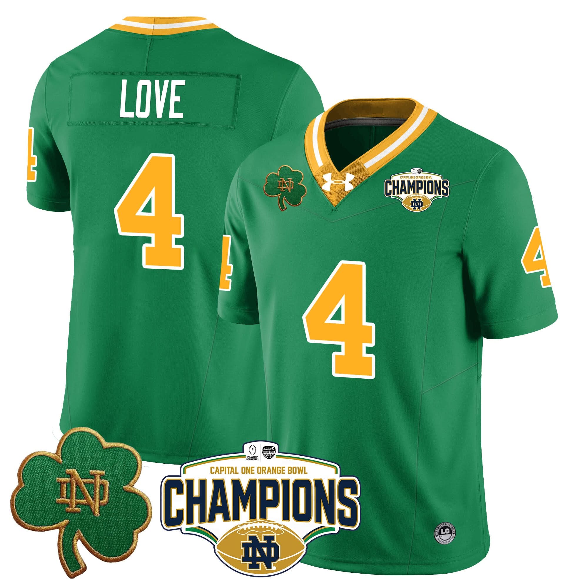 NDFI 2025 Orange Bowl Champions Jersey N5
