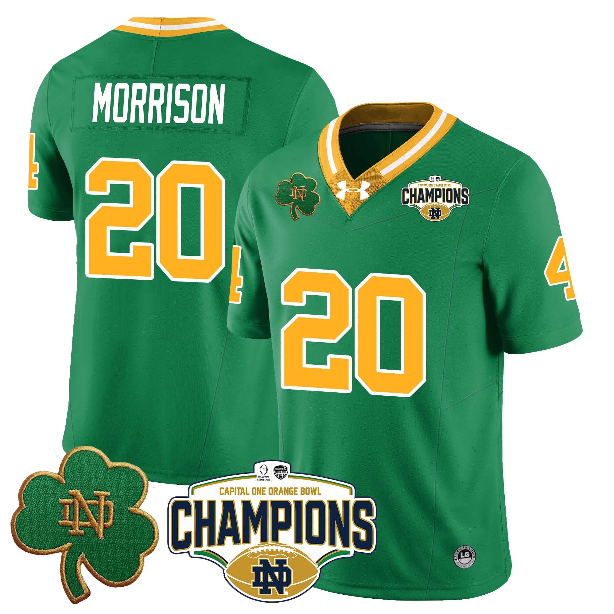 NDFI 2025 Orange Bowl Champions Jersey N5