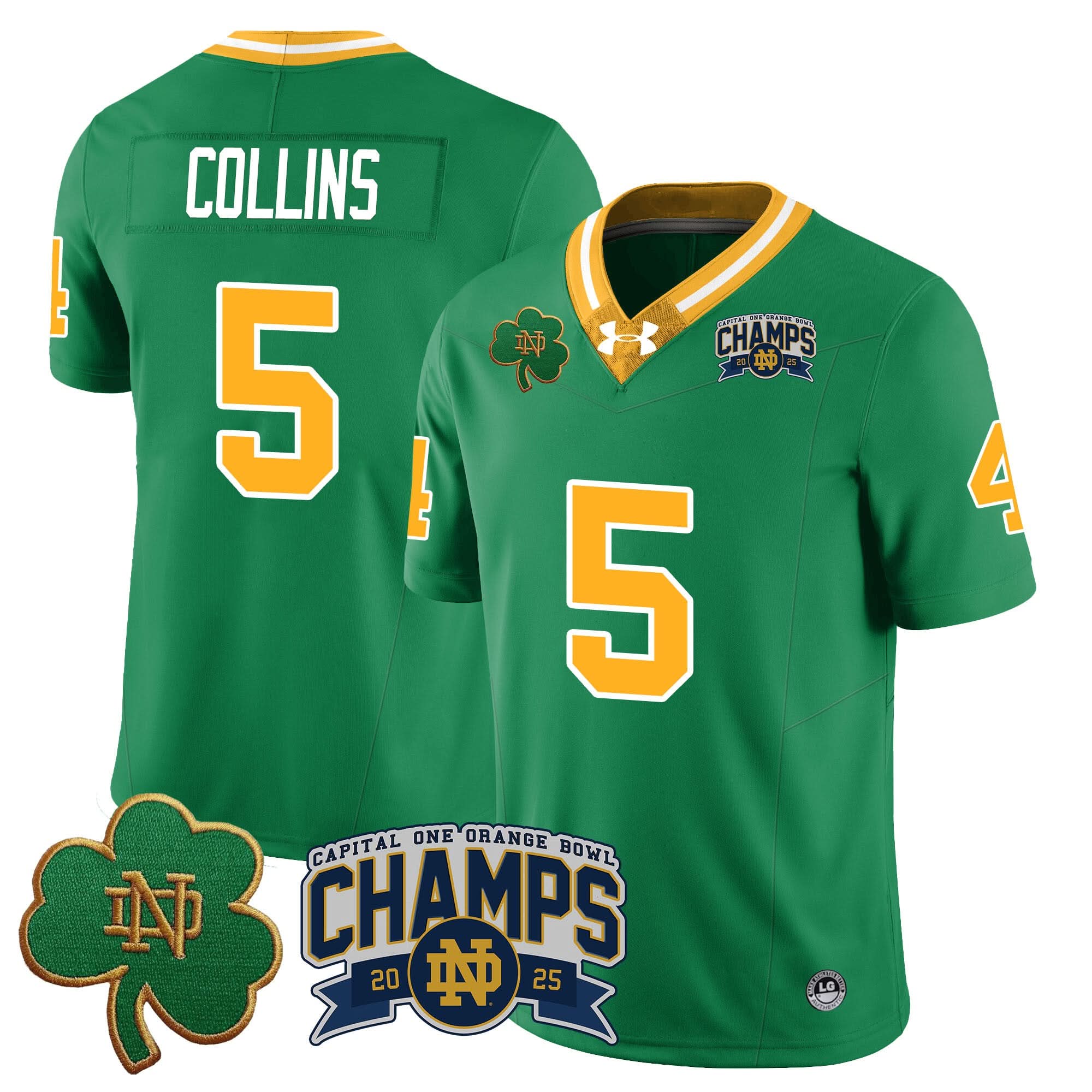 NDFI 2025 Orange Bowl Champions Jersey N6