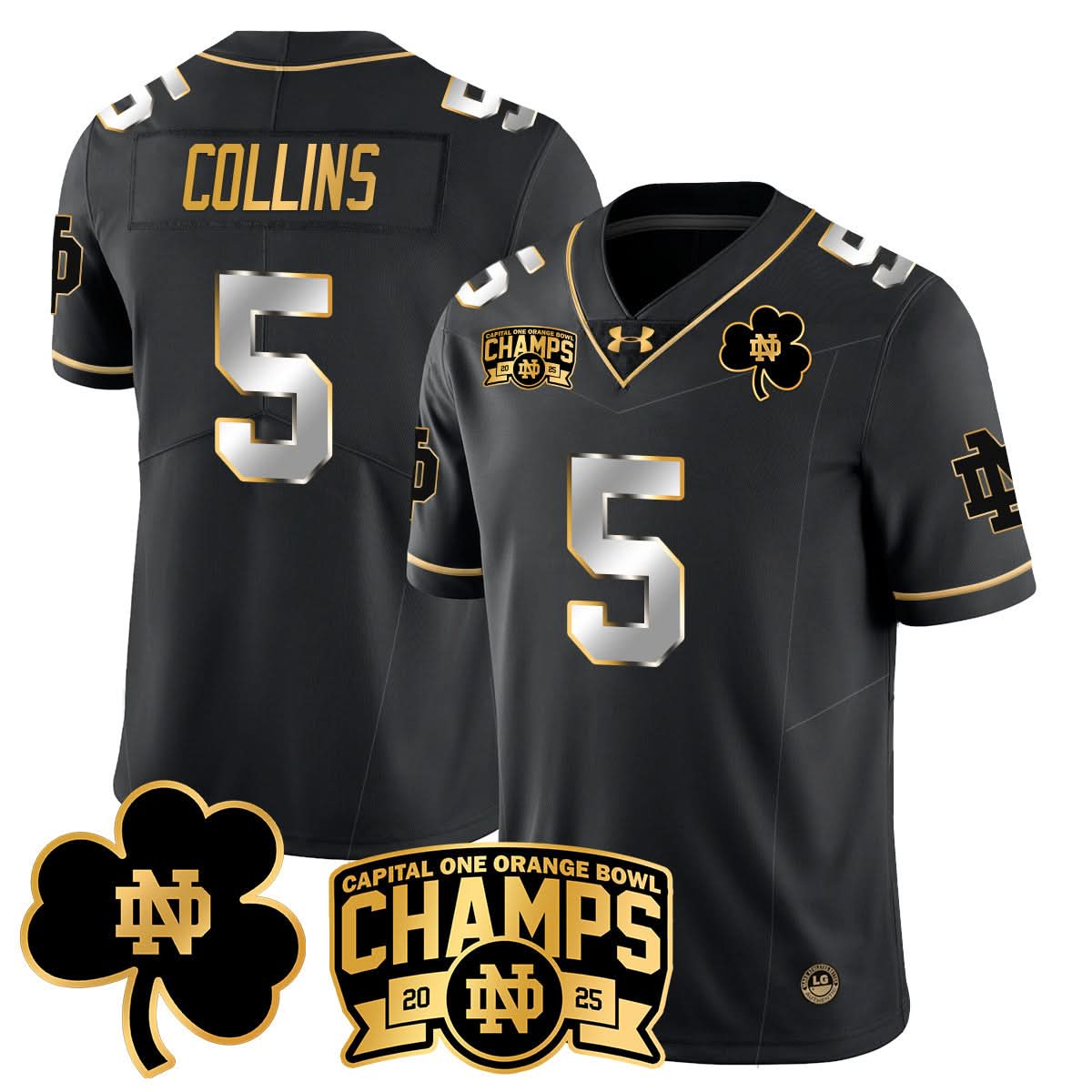 NDFI 2025 Orange Bowl Champions Jersey N6