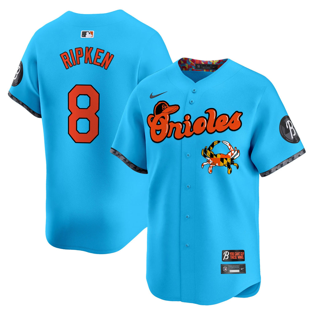 BAL Maryland Blue Crab Vapor Premier Limited Jersey - Stitched
