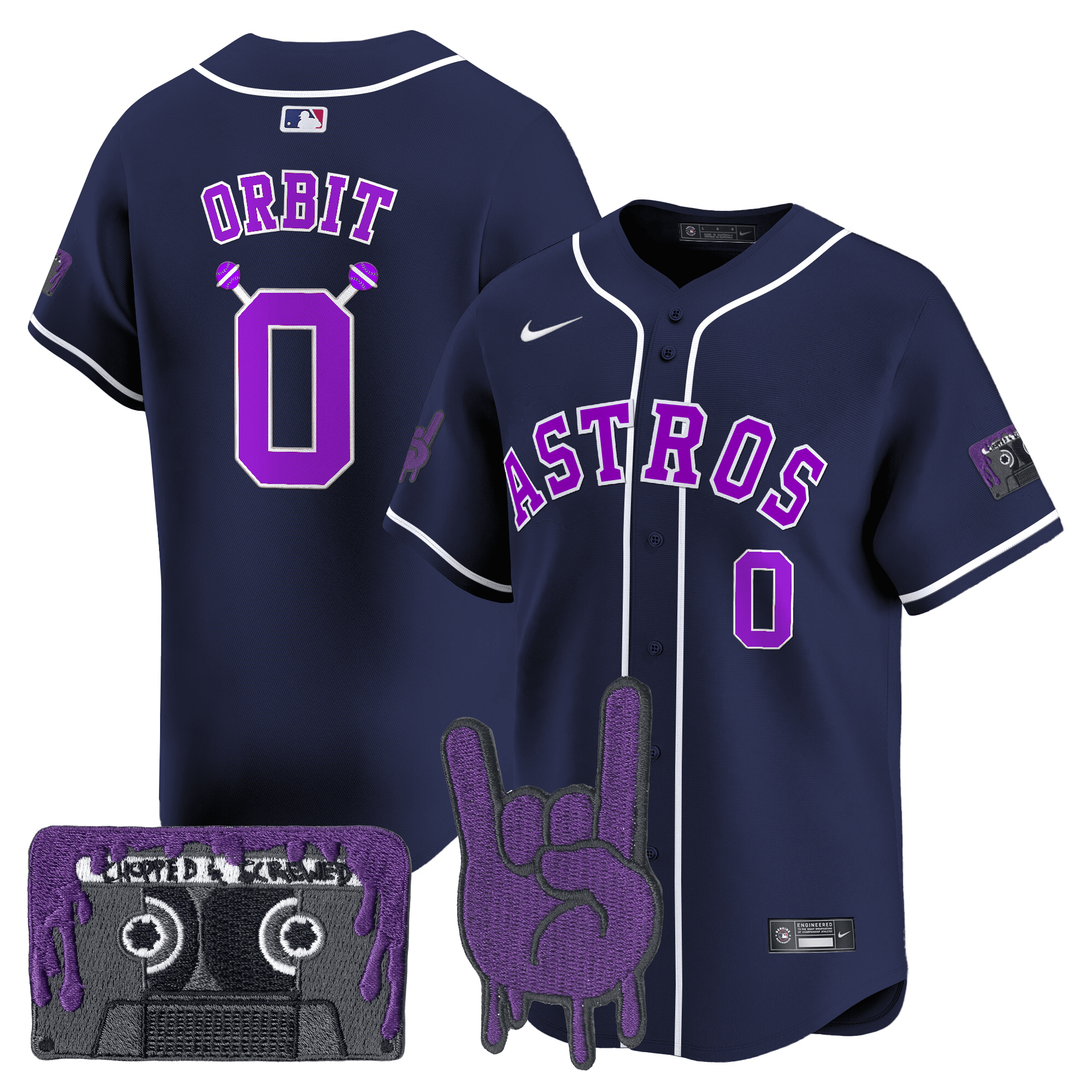 HA DJ Screw Patch Vapor Premier Limited Jersey - Stitched