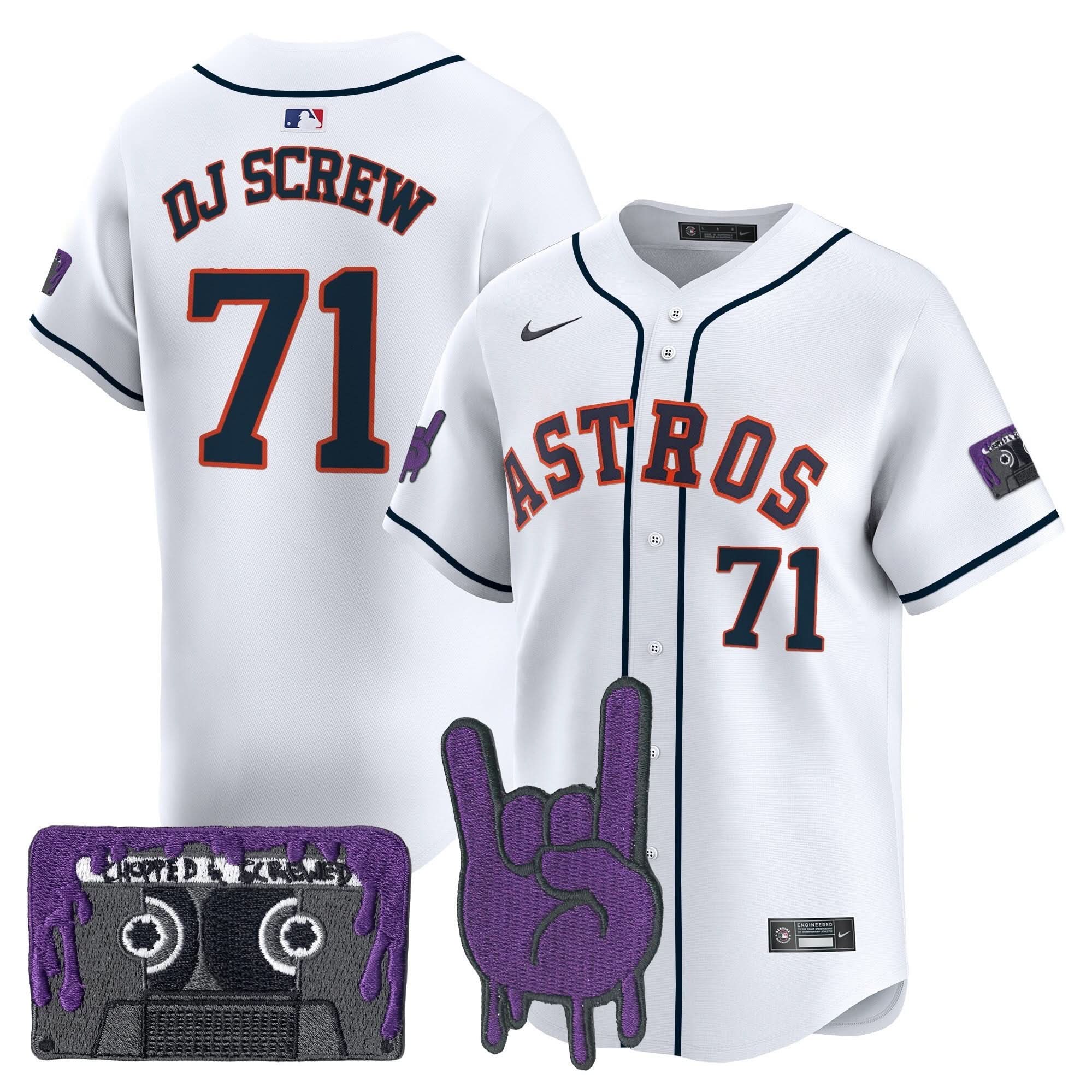 HA DJ Screw Patch Vapor Premier Limited Jersey - Stitched