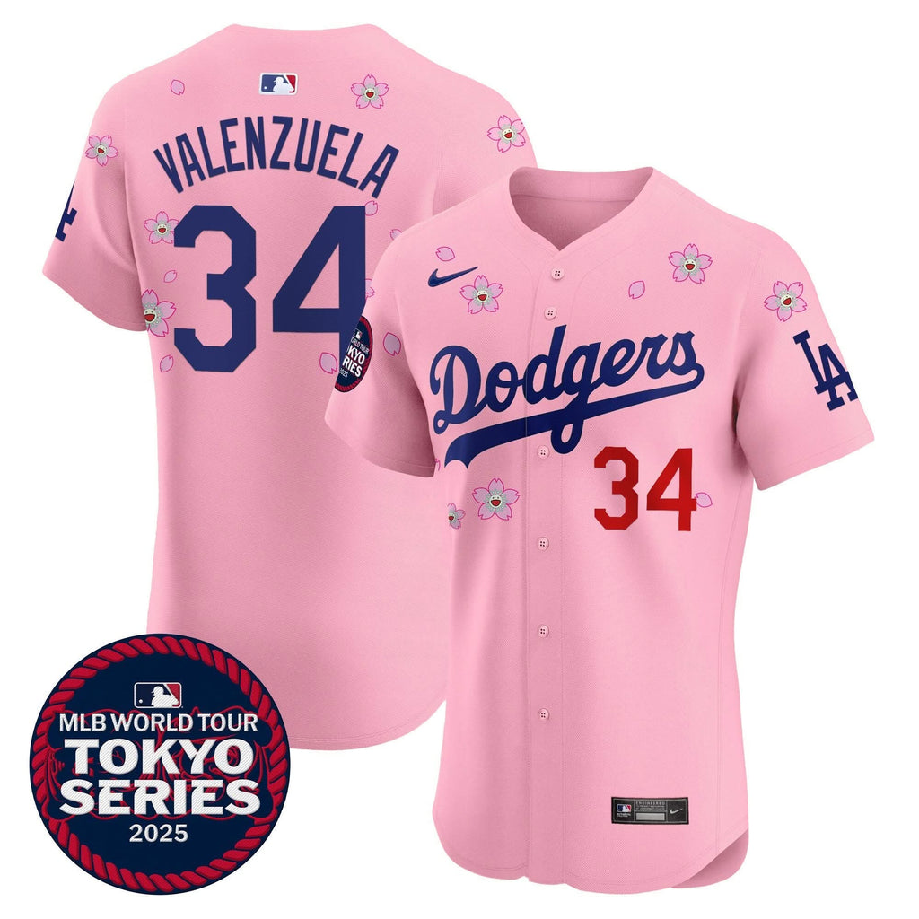 LAD Tokyo Series 2025 Vapor Premier Elite Jersey - Stitched