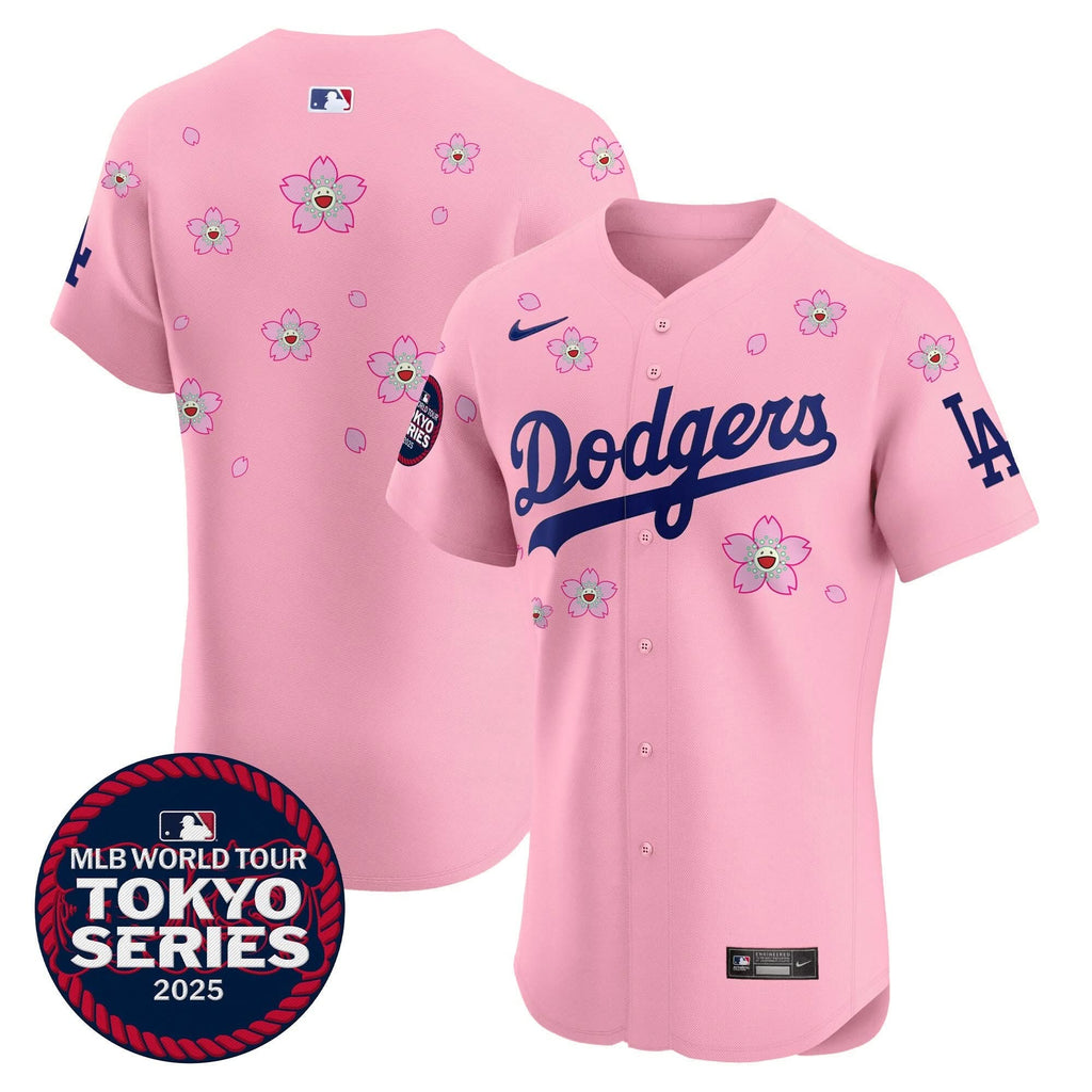 LAD Tokyo Series 2025 Vapor Premier Elite Jersey - Stitched