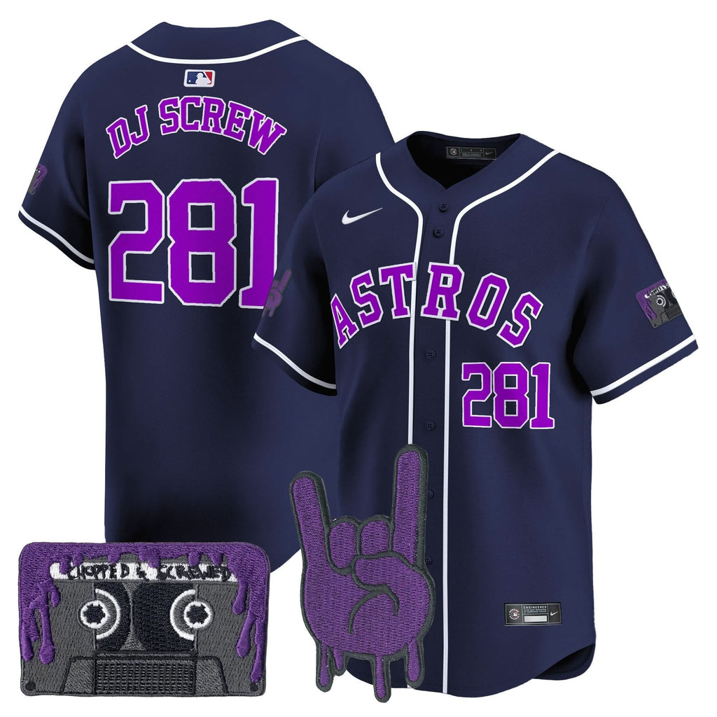 HA DJ Screw Patch Vapor Premier Limited Jersey - Stitched