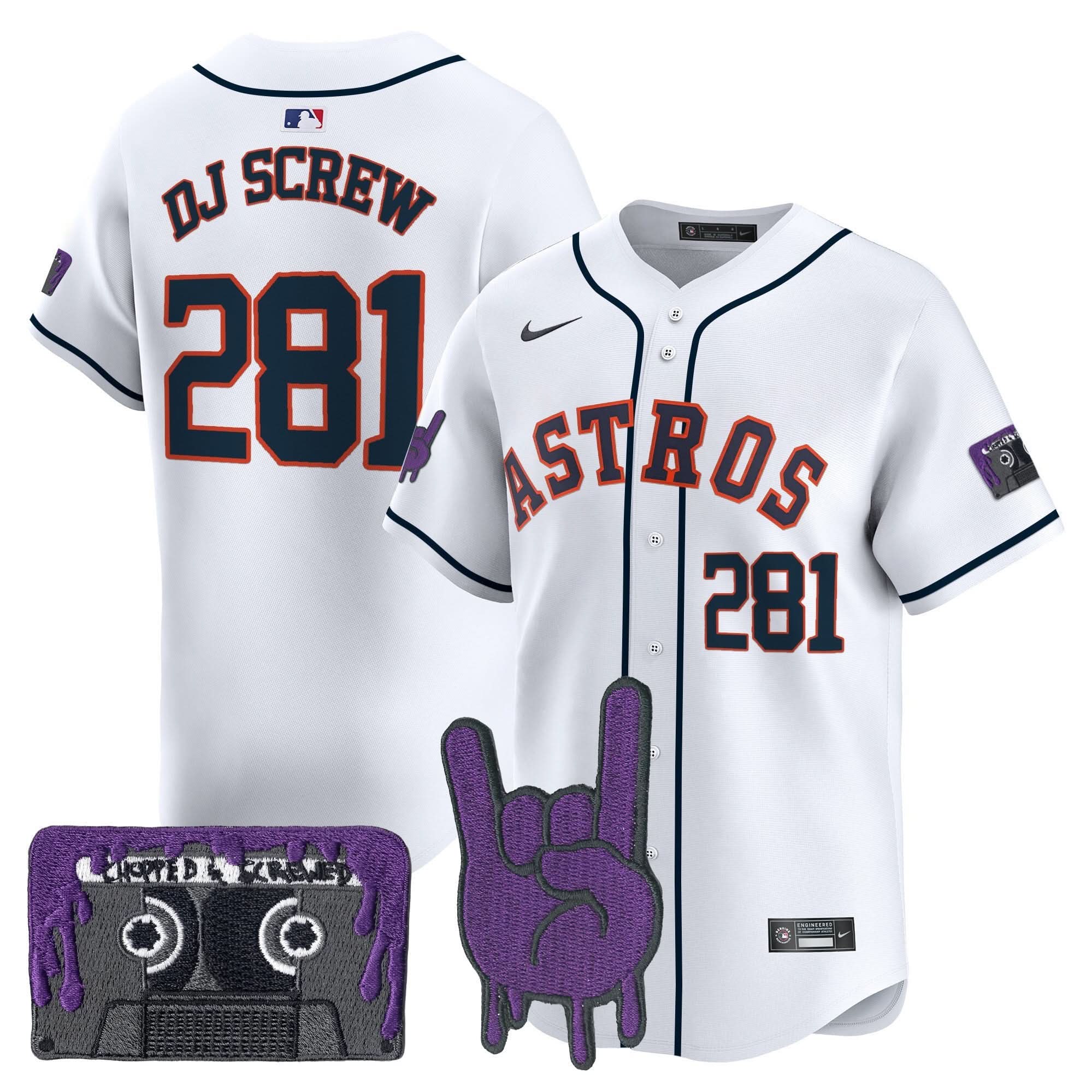 HA DJ Screw Patch Vapor Premier Limited Jersey - Stitched
