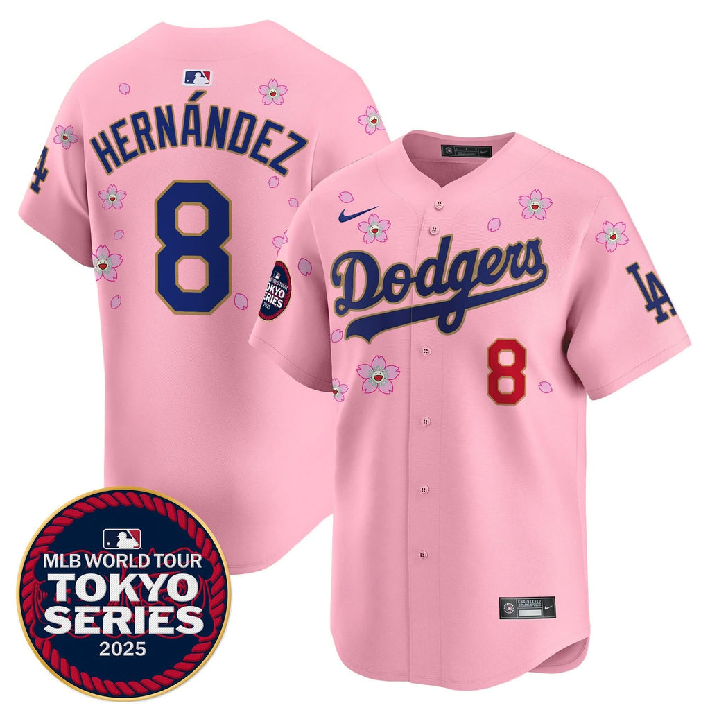 LAD Tokyo Series 2025 Gold Trim Vapor Premier Limited Jersey - Stitched