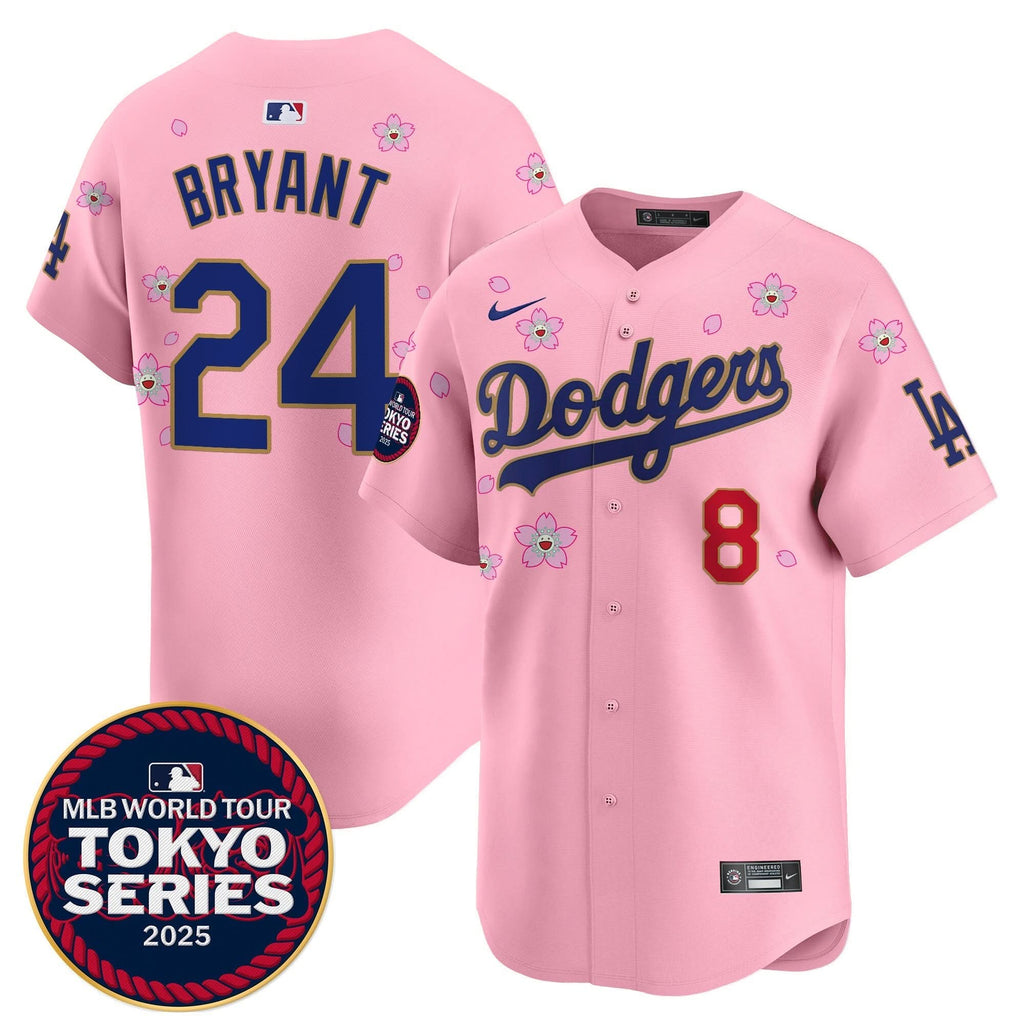 LAD Tokyo Series 2025 Gold Trim Vapor Premier Limited Jersey - Stitched