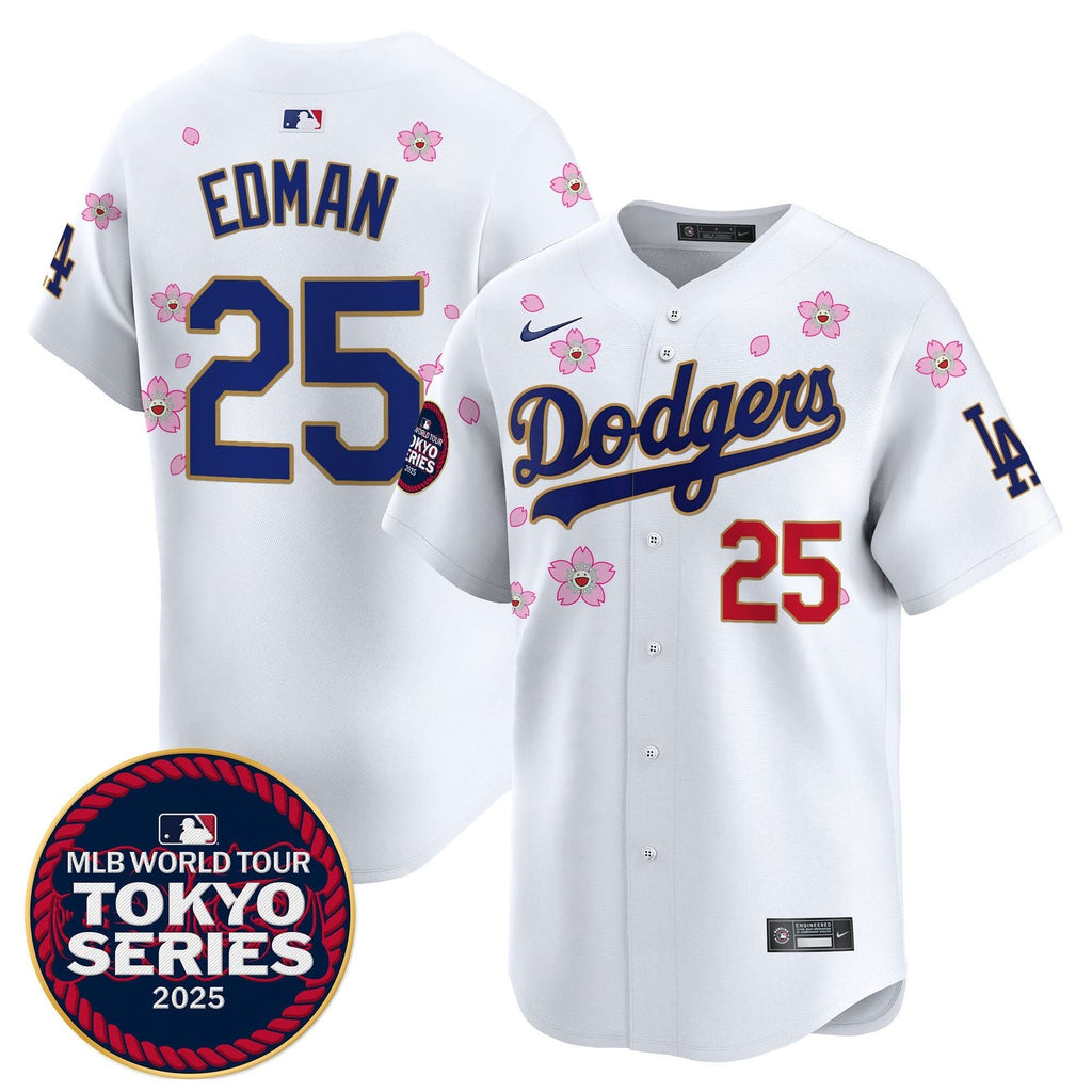 LAD Tokyo Series 2025 Gold Trim Vapor Premier Limited Jersey V2 - Stitched