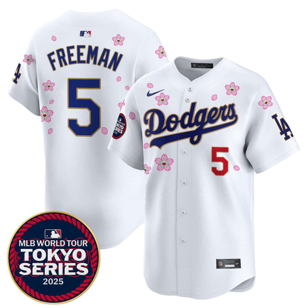 LAD Tokyo Series 2025 Gold Trim Vapor Premier Limited Jersey V2 - Stitched