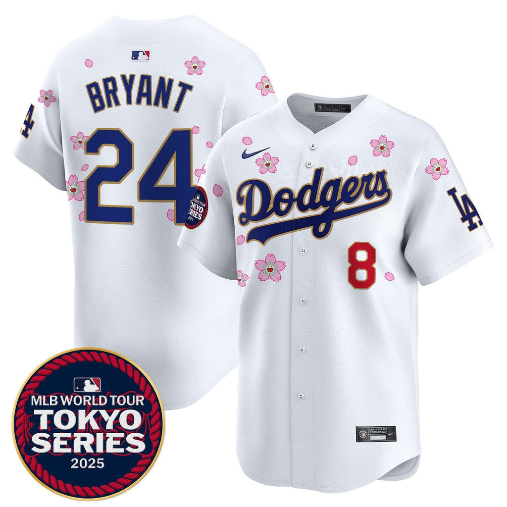 LAD Tokyo Series 2025 Gold Trim Vapor Premier Limited Jersey V2 - Stitched