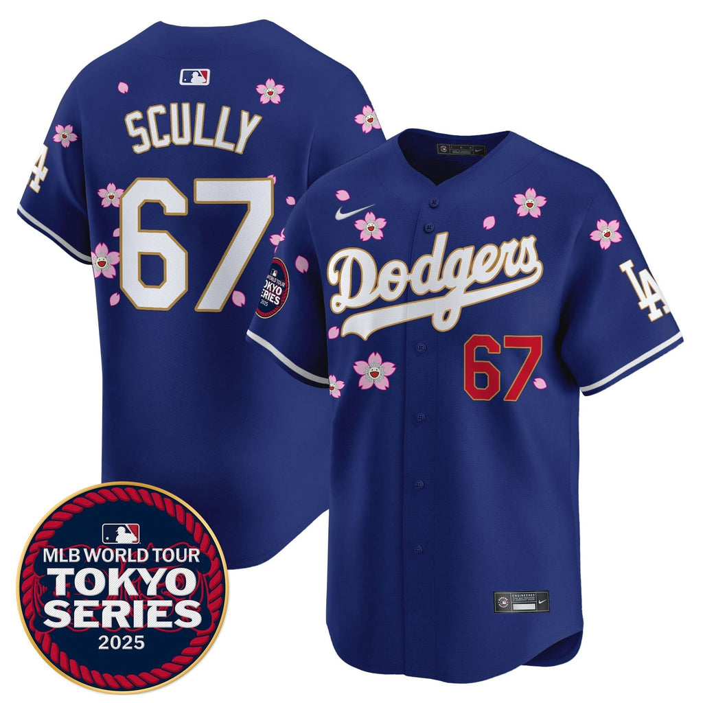 LAD Tokyo Series 2025 Gold Trim Vapor Premier Limited Jersey V2 - Stitched
