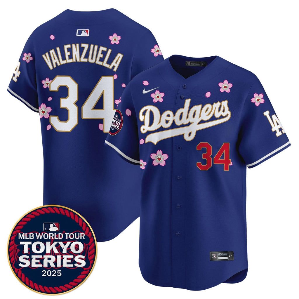 LAD Tokyo Series 2025 Gold Trim Vapor Premier Limited Jersey V2 - Stitched