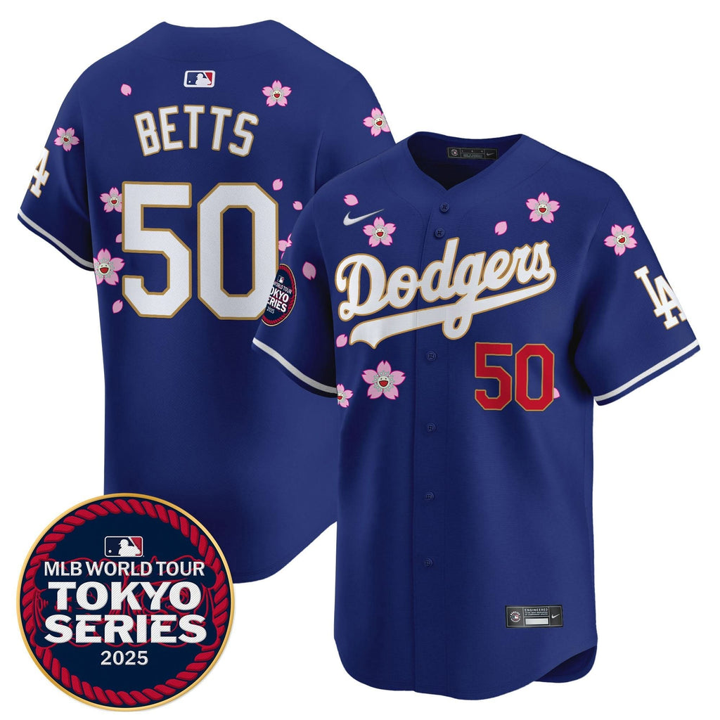 LAD Tokyo Series 2025 Gold Trim Vapor Premier Limited Jersey V2 - Stitched