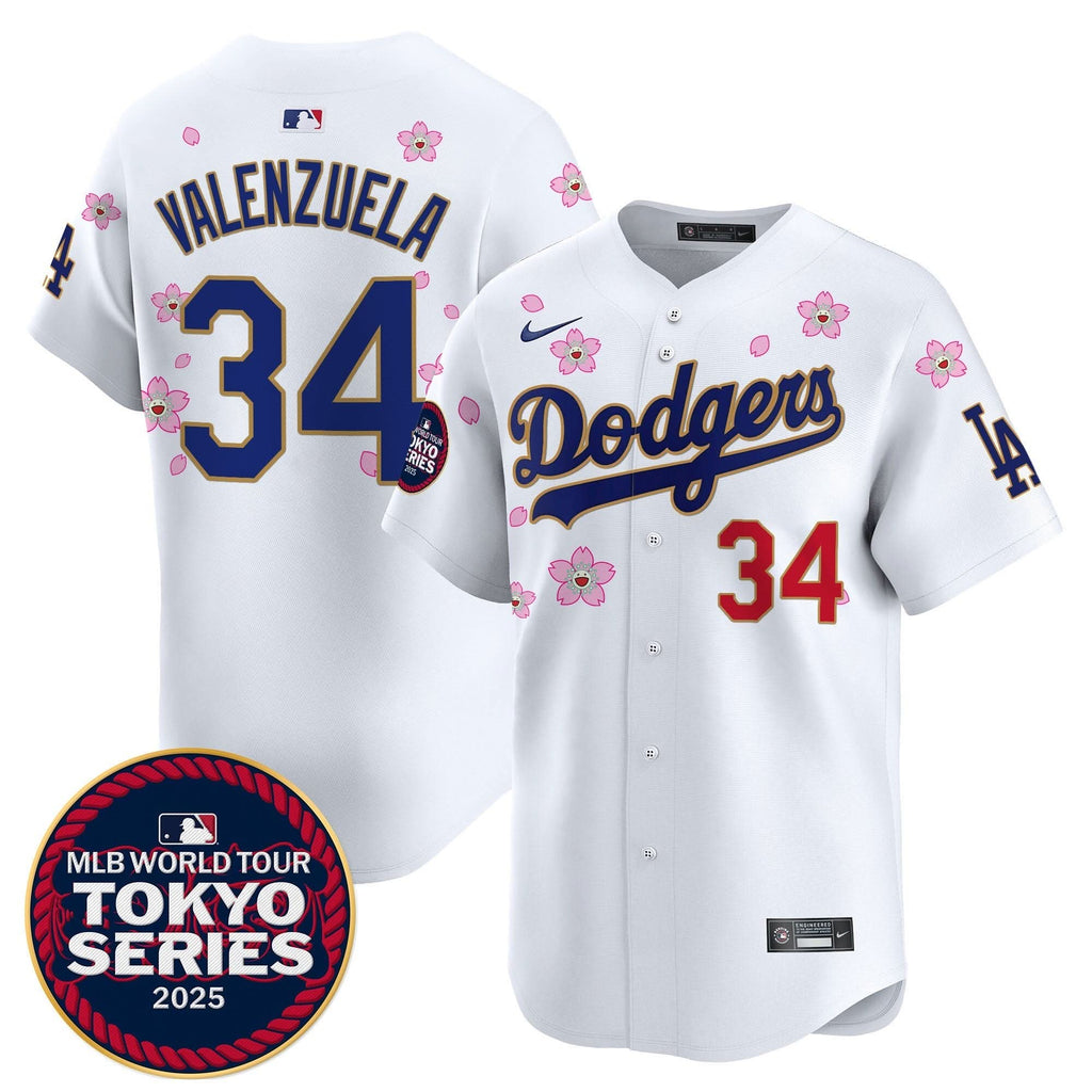 LAD Tokyo Series 2025 Gold Trim Vapor Premier Limited Jersey V2 - Stitched