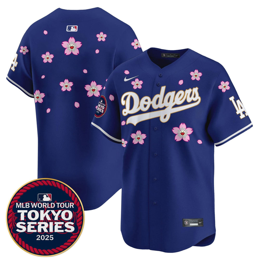 LAD Tokyo Series 2025 Gold Trim Vapor Premier Limited Jersey V2 - Stitched