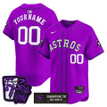 HOU DJ Screw Still Tippin Purple Patch Vapor Premier Limited Custom Jersey - Stitched