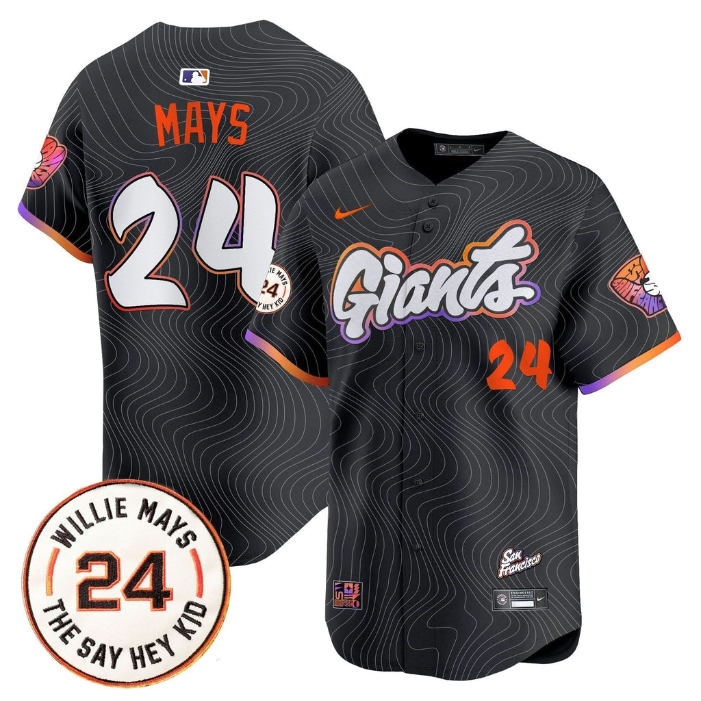SFG 2025 Willie Mays Patch Vapor Premier Limited Jersey - Stitched