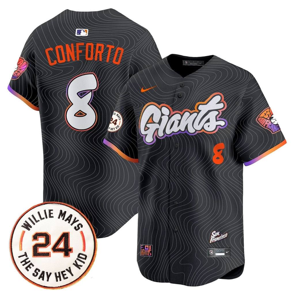 SFG 2025 Willie Mays Patch Vapor Premier Limited Jersey - Stitched