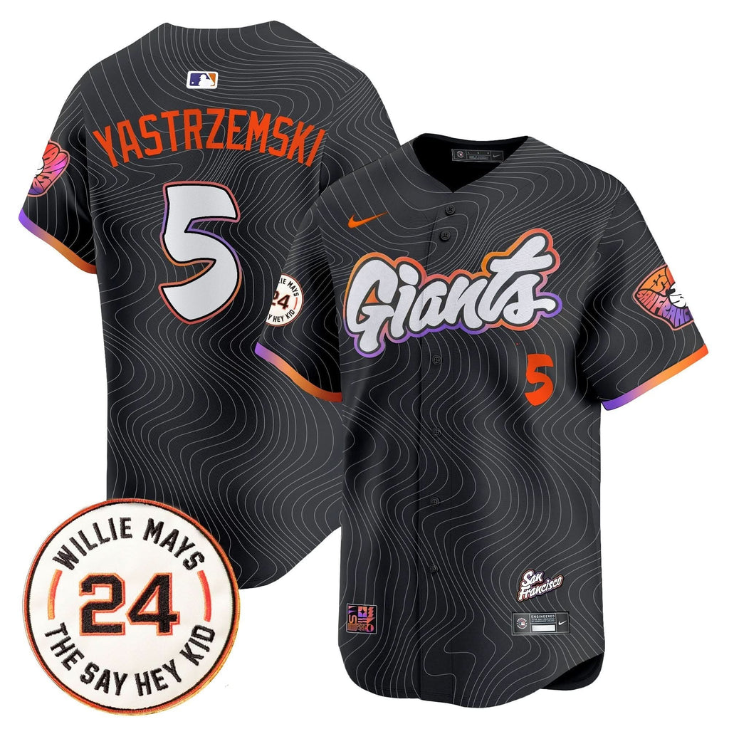 SFG 2025 Willie Mays Patch Vapor Premier Limited Jersey - Stitched
