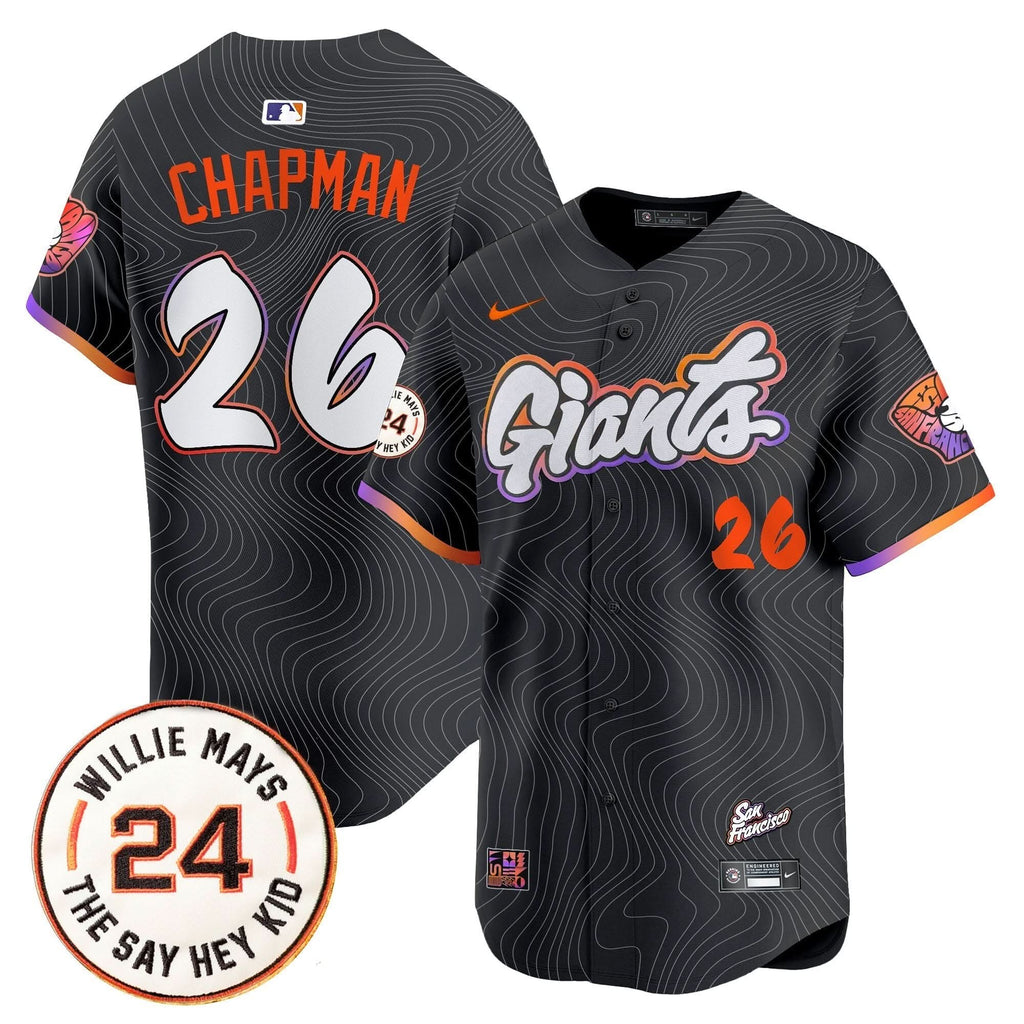 SFG 2025 Willie Mays Patch Vapor Premier Limited Jersey - Stitched