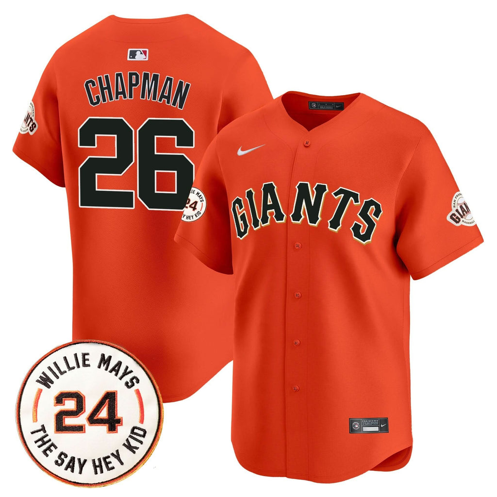 SFG 2025 Willie Mays Patch Vapor Premier Limited Jersey - Stitched