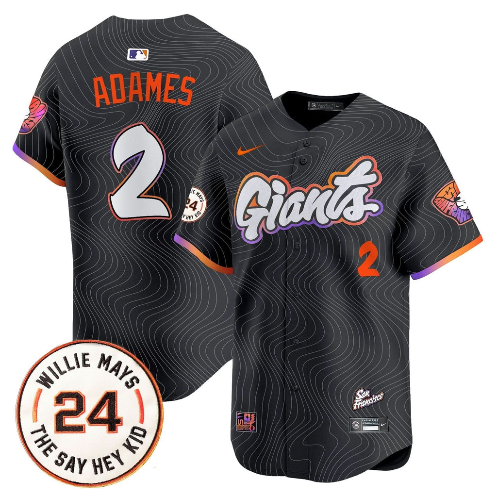 SFG 2025 Willie Mays Patch Vapor Premier Limited Jersey - Stitched