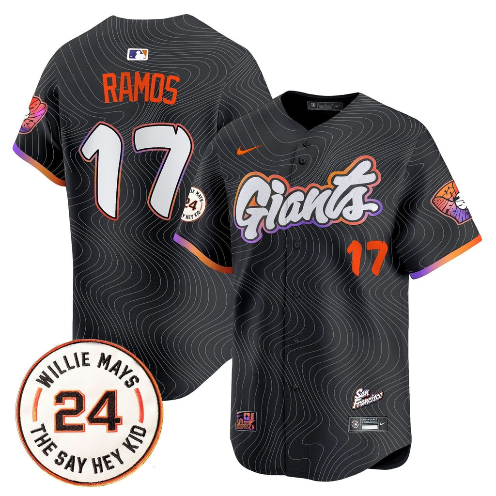 SFG 2025 Willie Mays Patch Vapor Premier Limited Jersey - Stitched