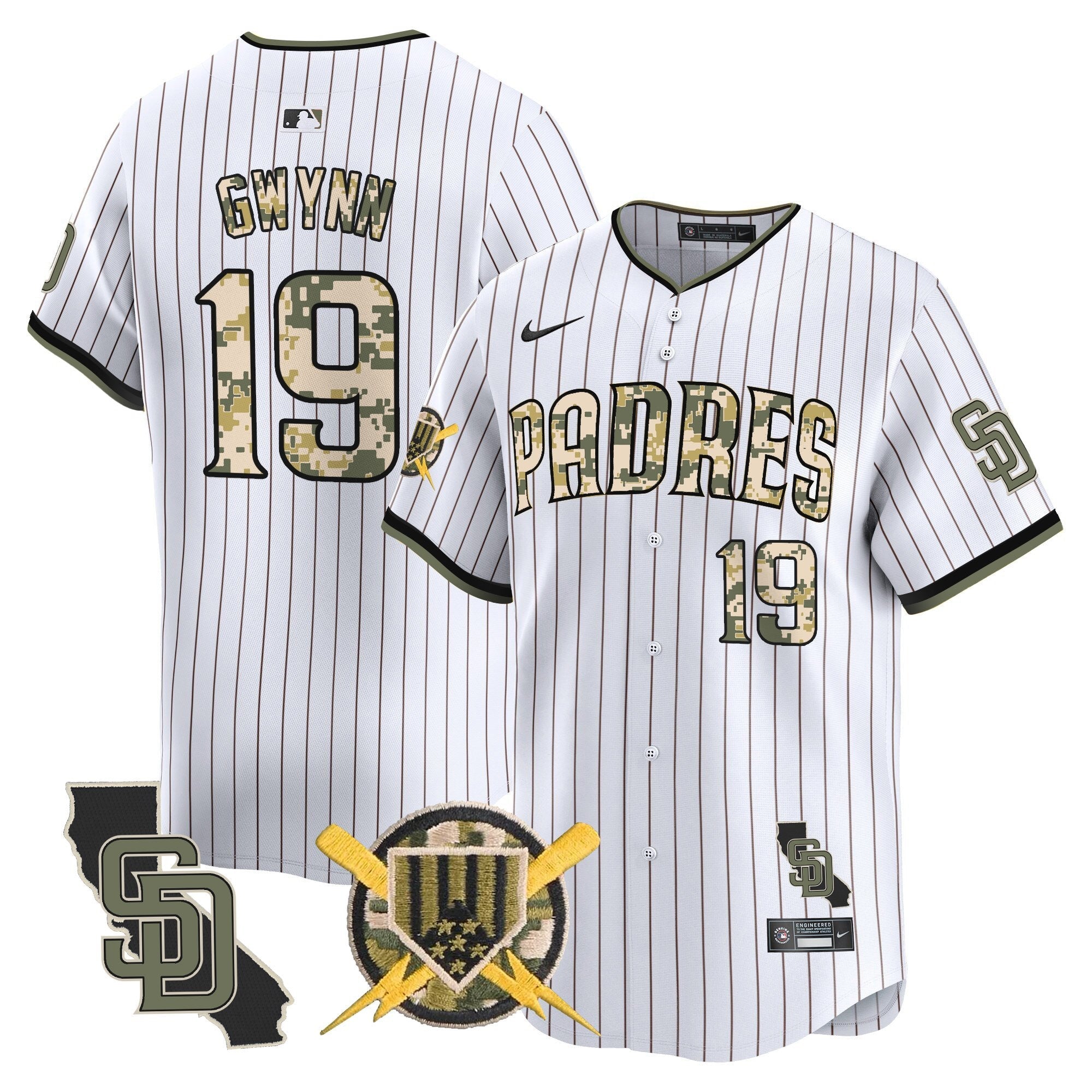 SD Armed Forces Day Vapor Premier Limited Jersey - Stitched