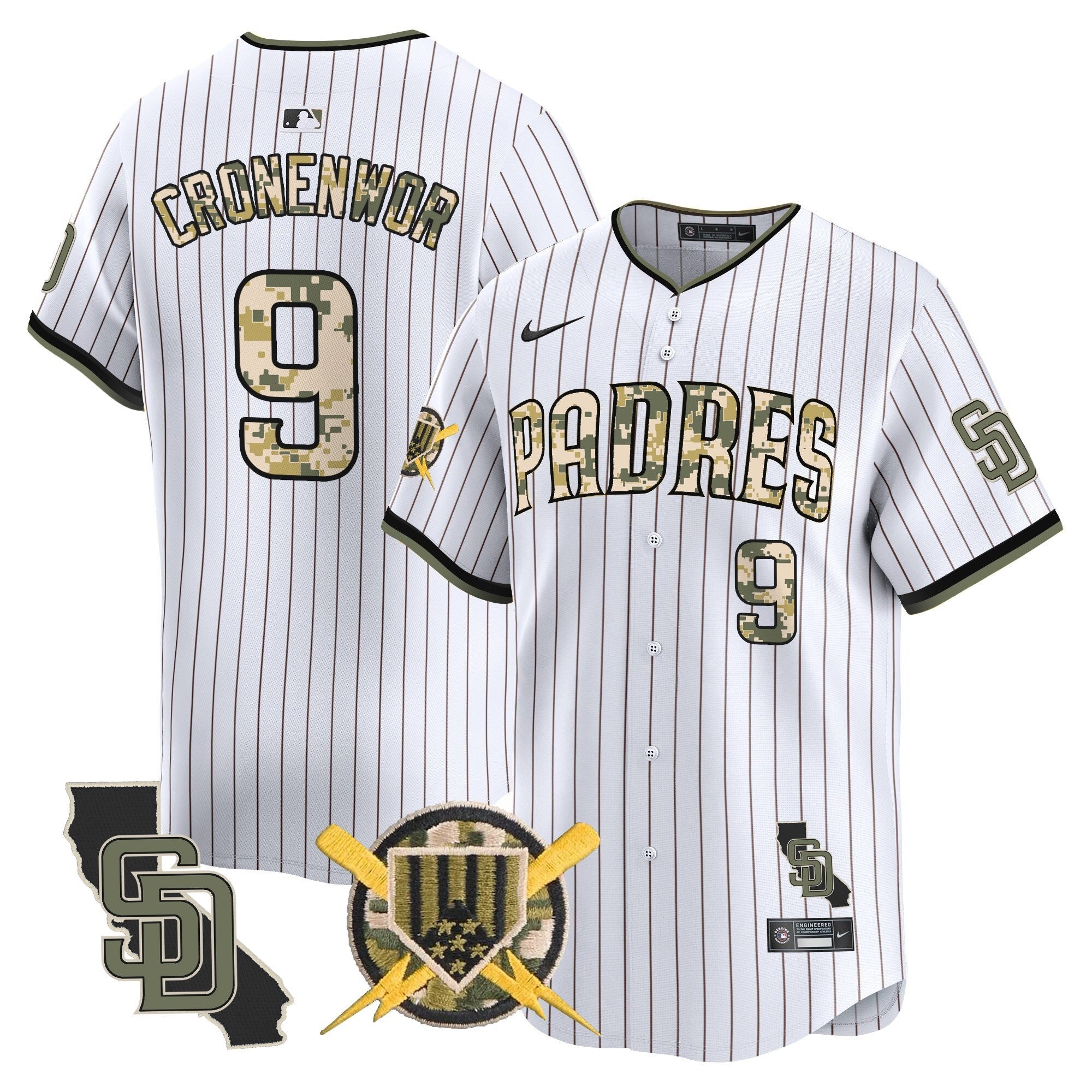 SD Armed Forces Day Vapor Premier Limited Jersey - Stitched