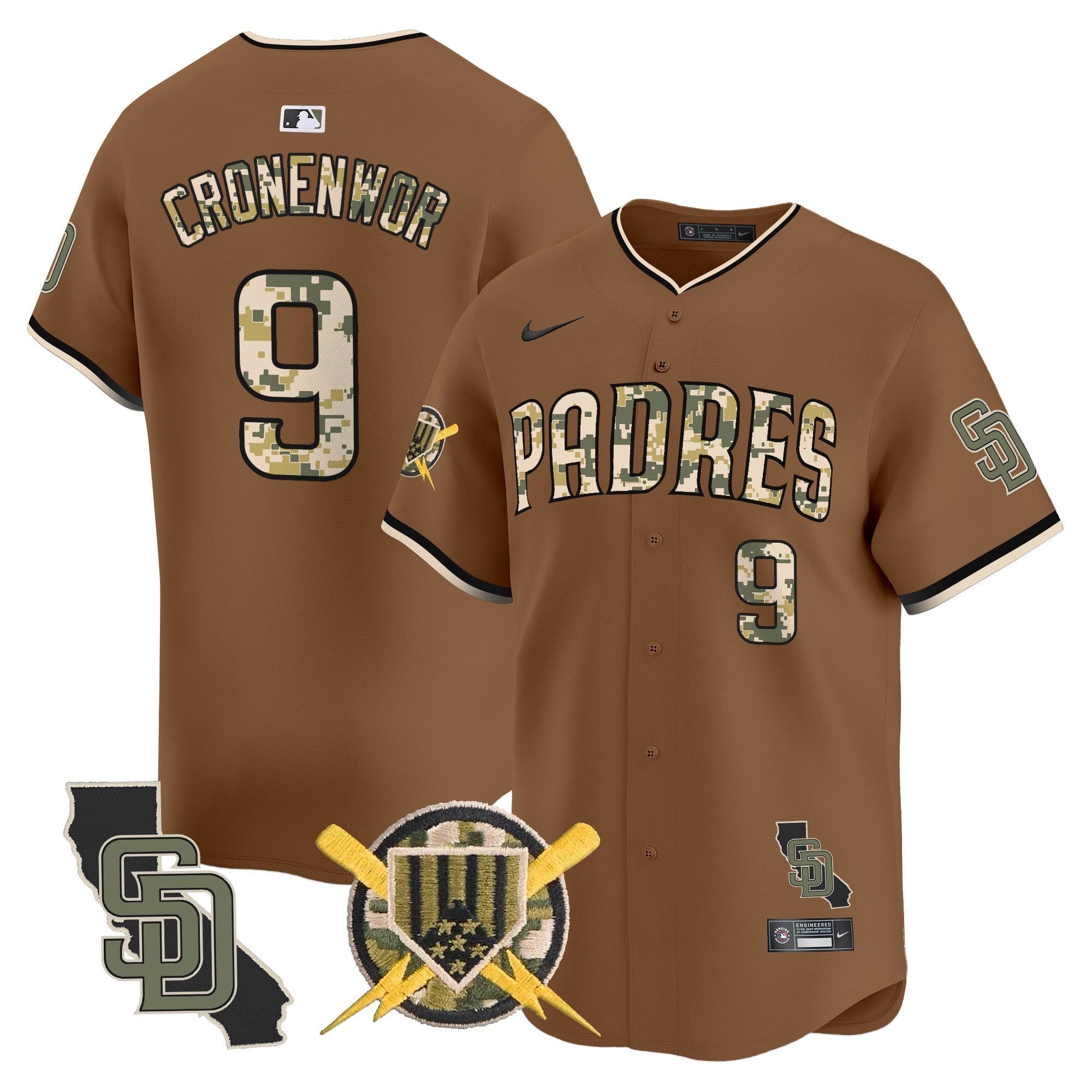 SD Armed Forces Day Vapor Premier Limited Jersey - Stitched