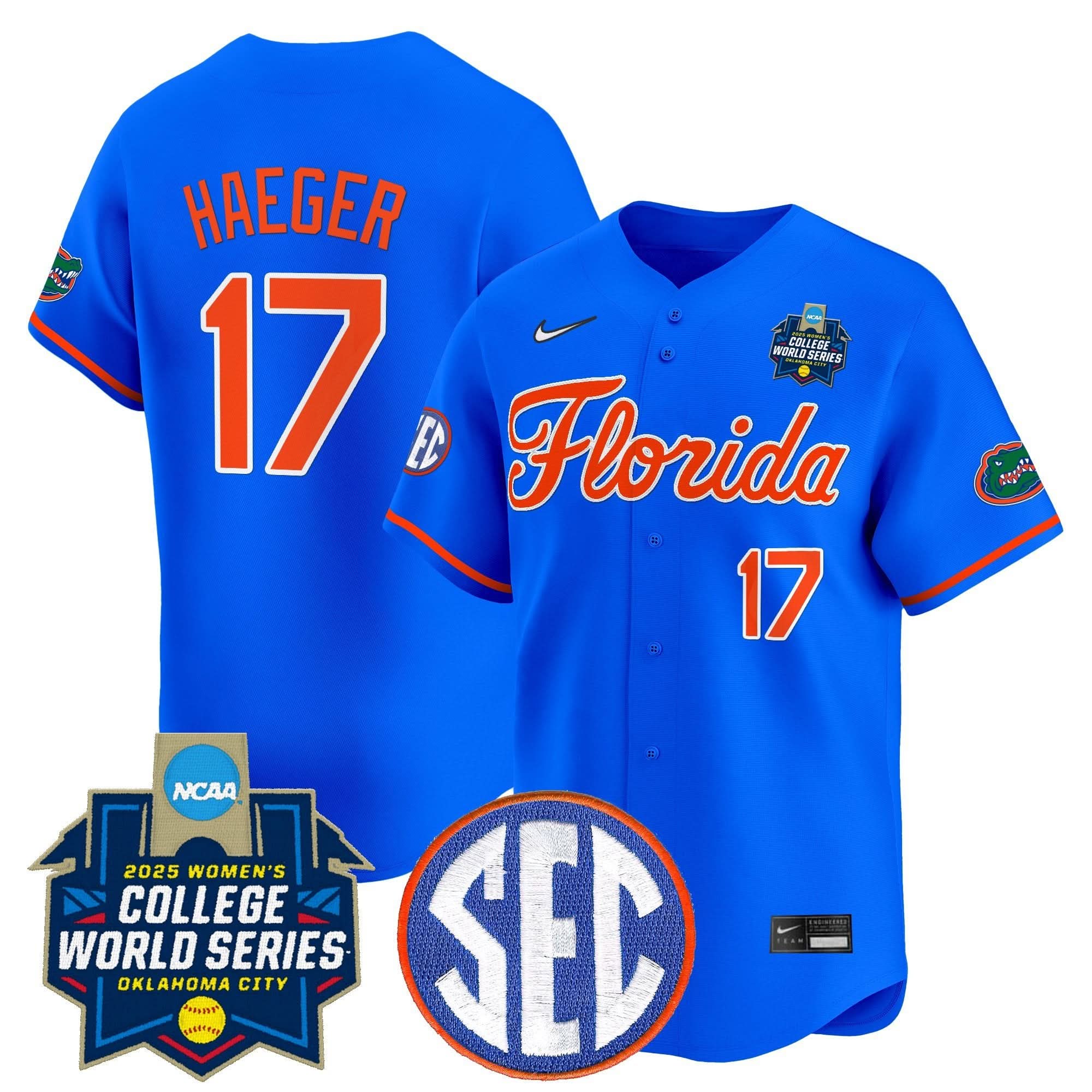 FG Softball 2025 World Series (WCWS) Vapor Premier Limited Jersey - Stitched