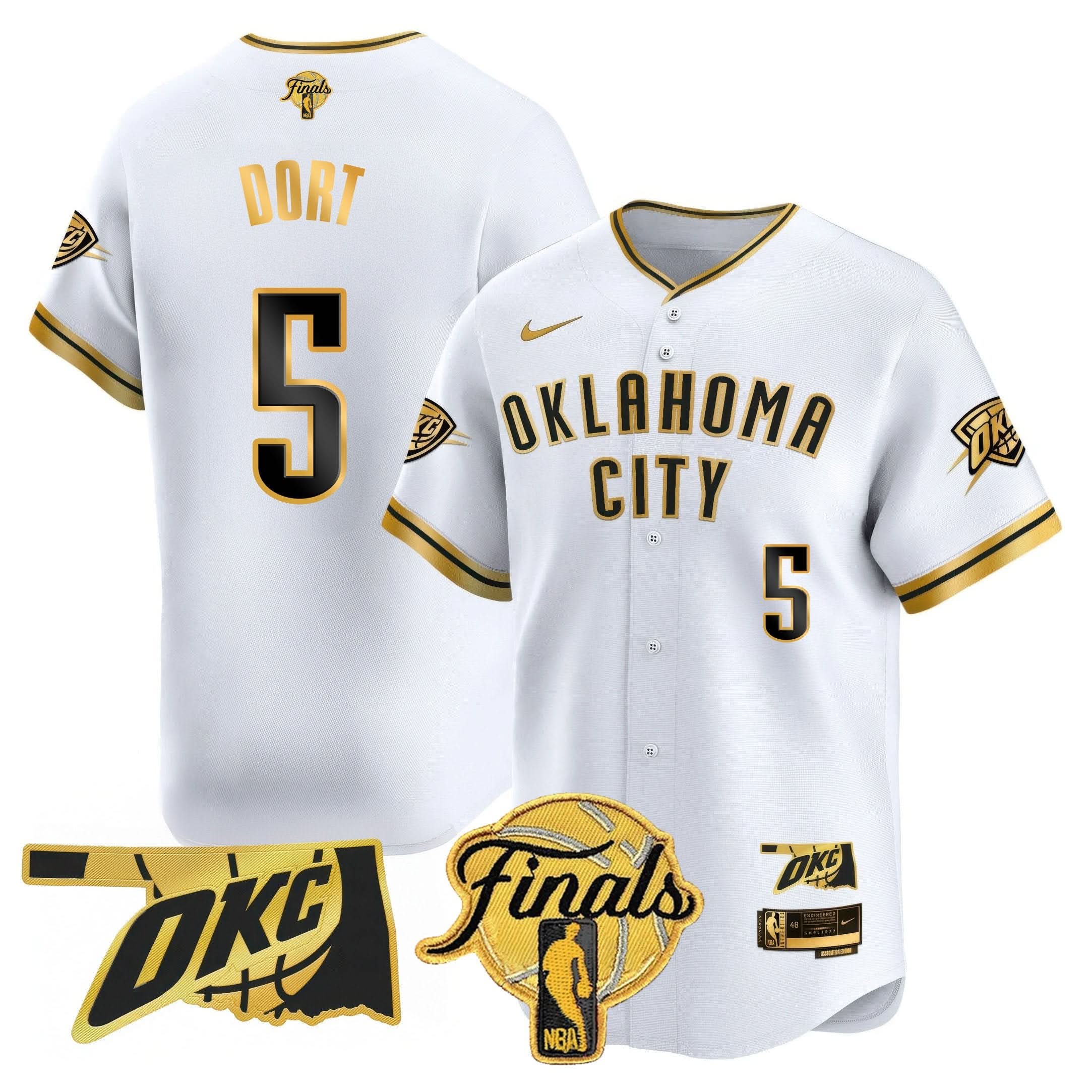 OKC Baseball Jersey - Final Patch - Stitched