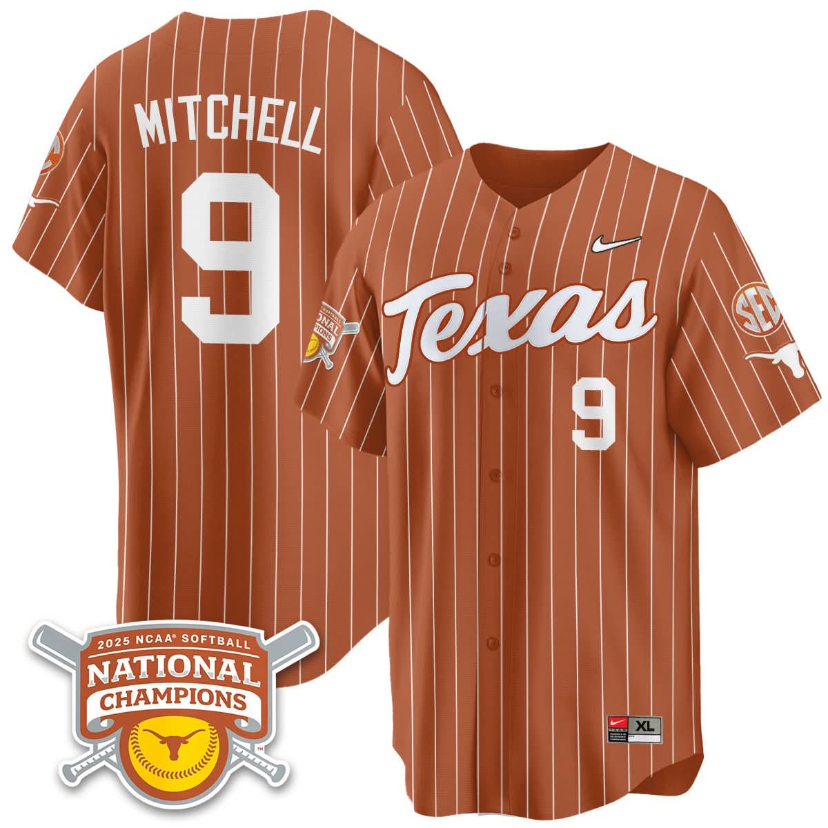 TL Softball 2025 World Series Champions Limited Jersey - Stitched